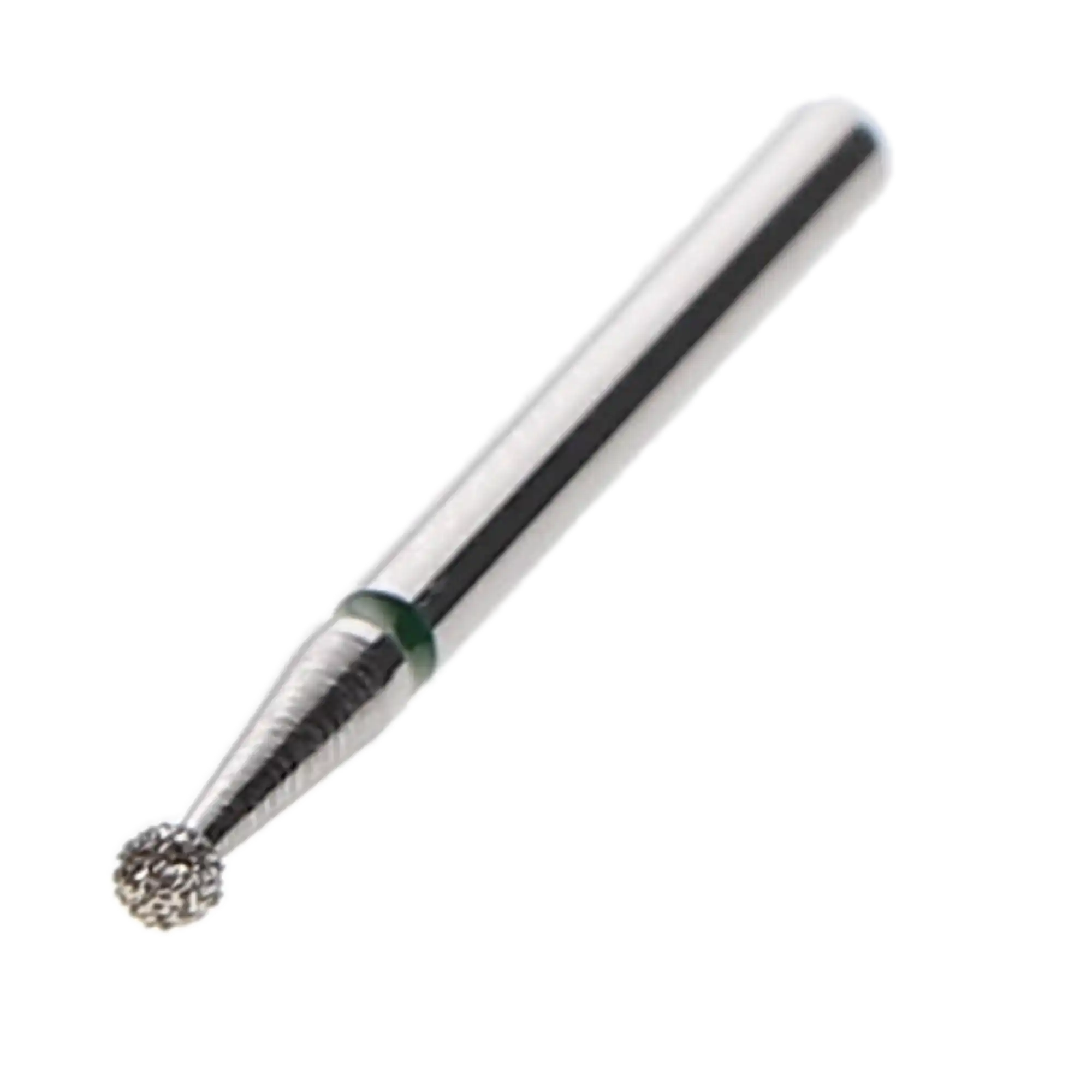 HSB House Brand Round Diamond Bur 801L-014C, Coarse Grit, Long Surgical Length, 1.4mm Head, 10/Pk, 401785
