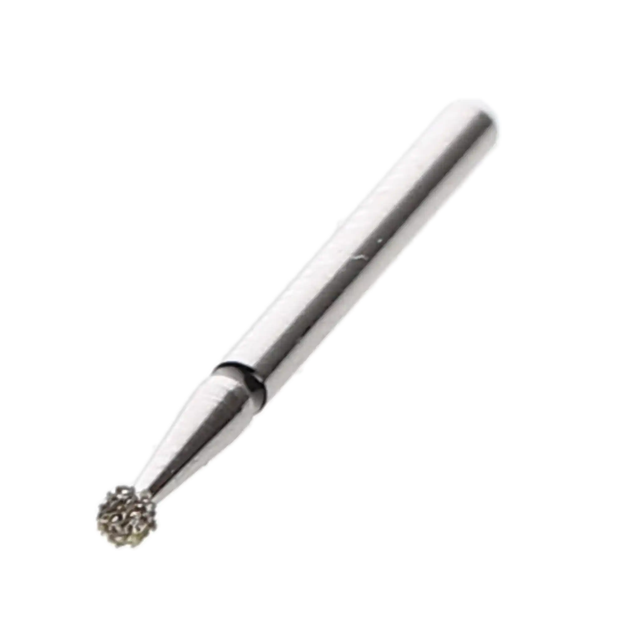 HSB House Brand Round Diamond Bur 801L-014SC, Super Coarse, 1.4 mm Head, Long Surgical Length, 10/Pk, 401786