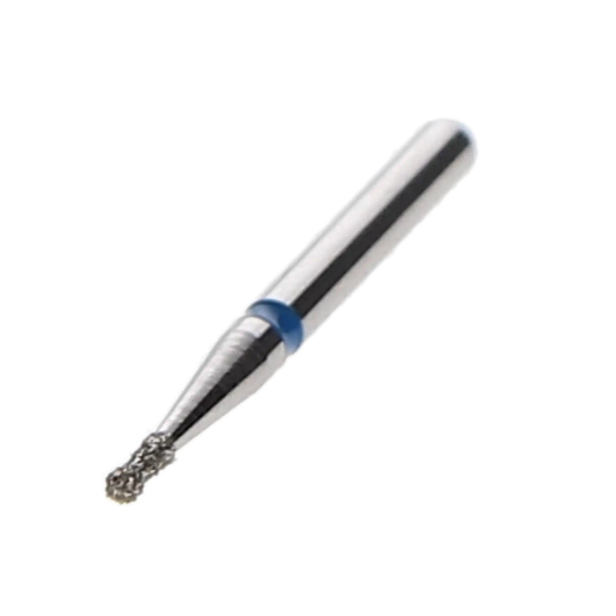 HSB House Brand Dentistry Round/Neck Diamond Bur, 802-009M, Medium Grit, 0.9 mm Head, 10/Pk, 401791