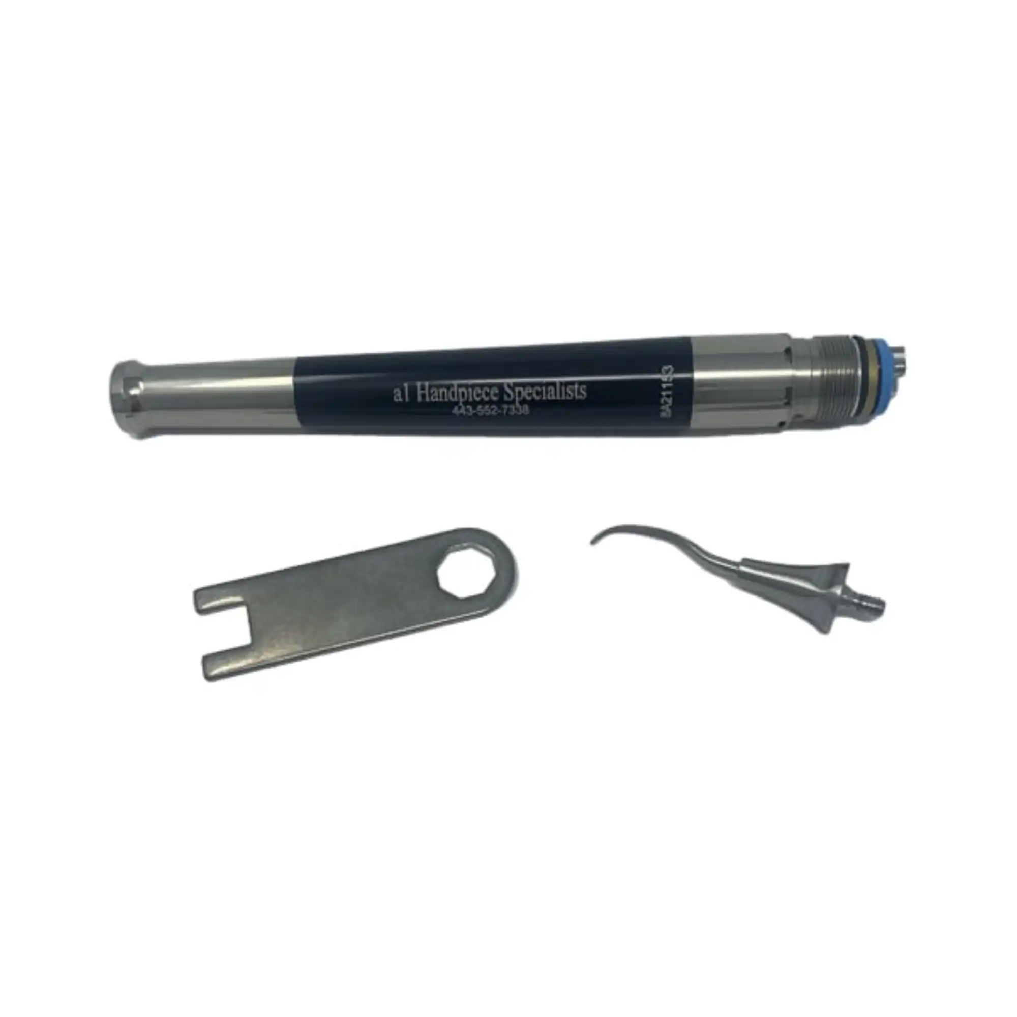 A1 Handpiece Specialists Star Titan Type 4-Hole Sonic Scaler, Lube-Free, with Universal Tip and Wrench, A-1ST4HS