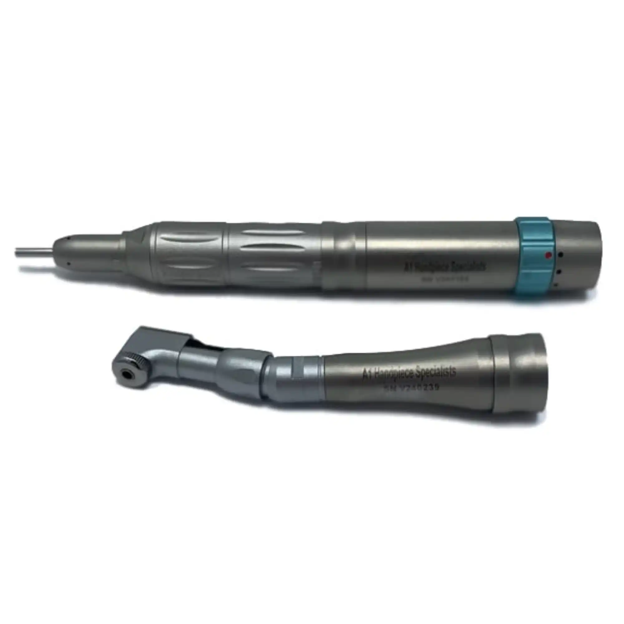 A-1 Handpiece Specialists Star Titan Type Low Speed Swivel Motor Set with Adapter, Includes Straight Handpiece, Lever Contra Angle, 20,000 RPM Swivel Airmotor, A-1MS-10MHSWL