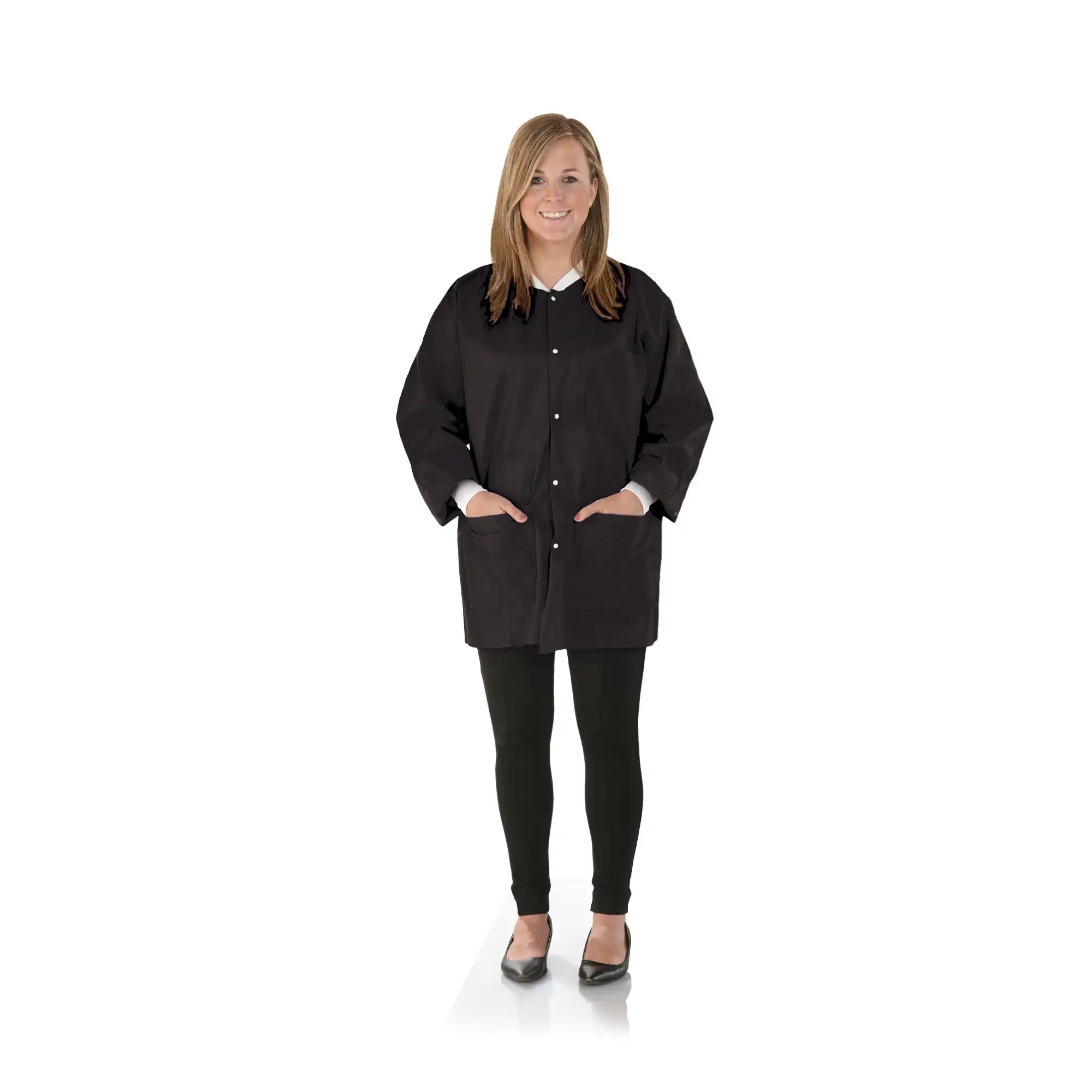 Medicom SafeWear Hipster Jacket, Small, Black, 12/Pk, 8118-A
