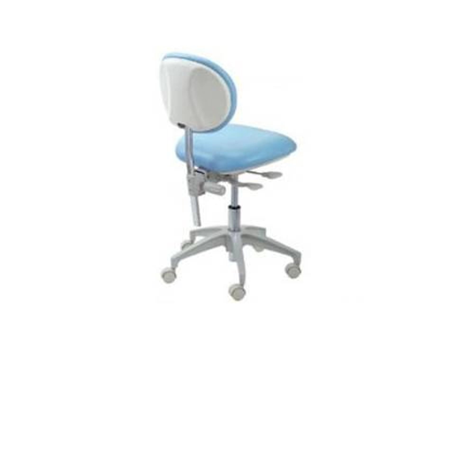 Premium Plus Doctor Stool, Medium Blue, Ultra Stable Base, Adjustable Height, Single Stool, 5012-Med