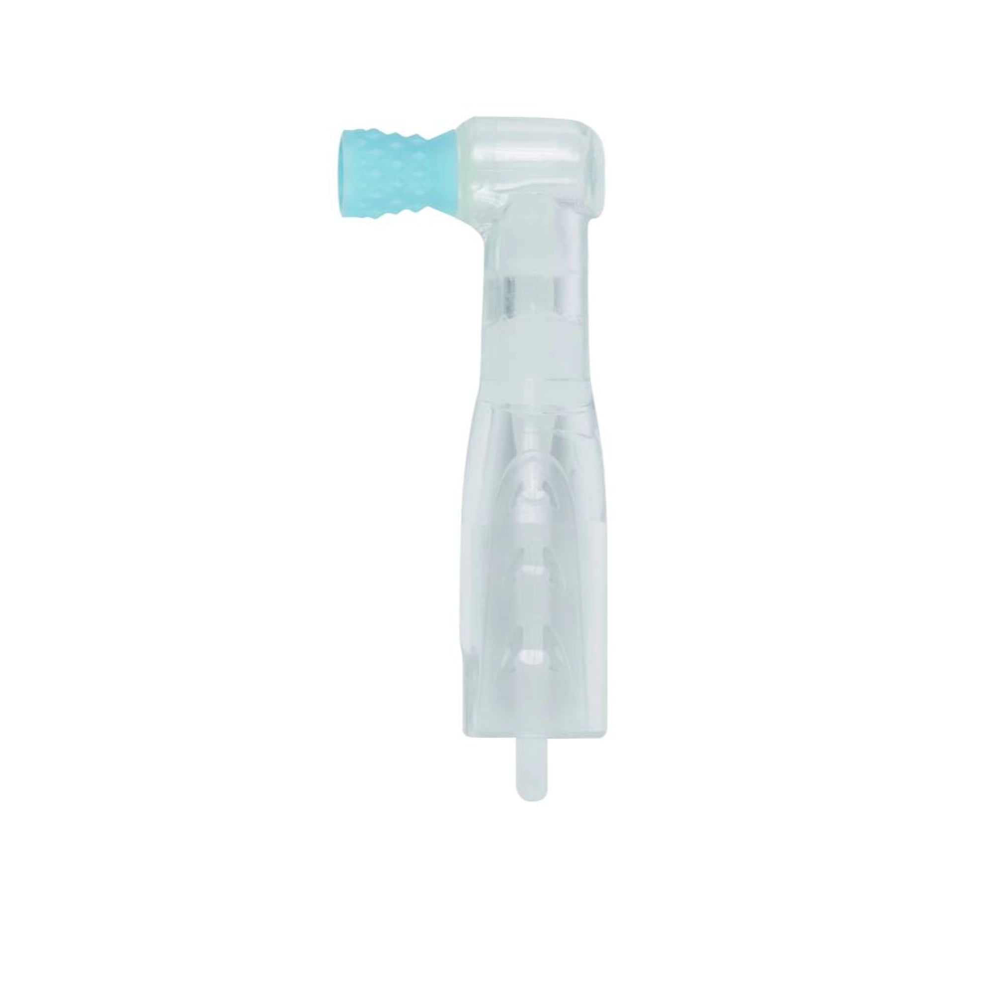 Premium Plus Clear Disposable Prophy Angle with Regular Turbine Cup, Blue, Latex-Free, 500/Pack, CT-3399B-090RB