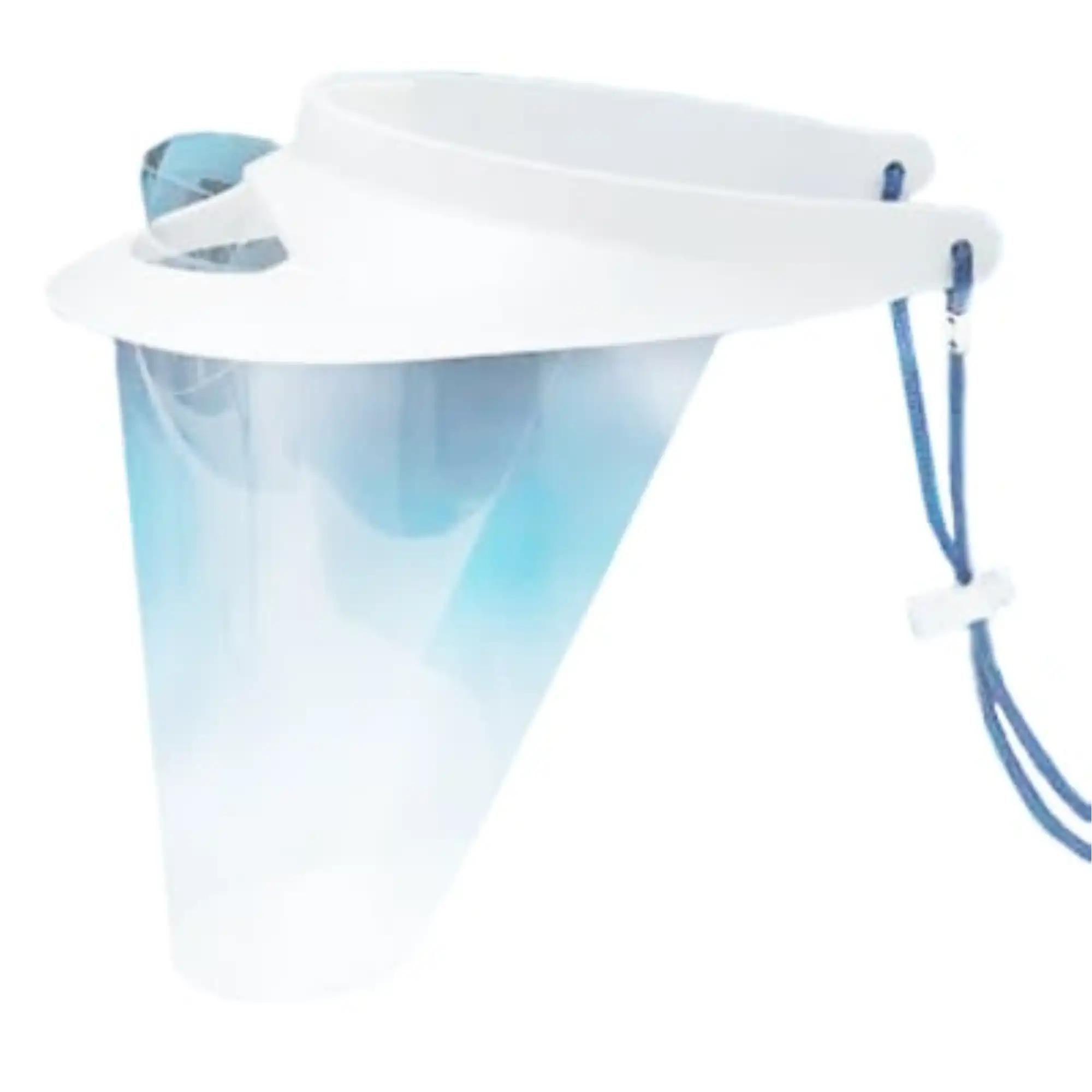 Premium Plus Face Shield Kit with White Visor, 1 Visor & 3 Shields, Light-Weight, 1145-White