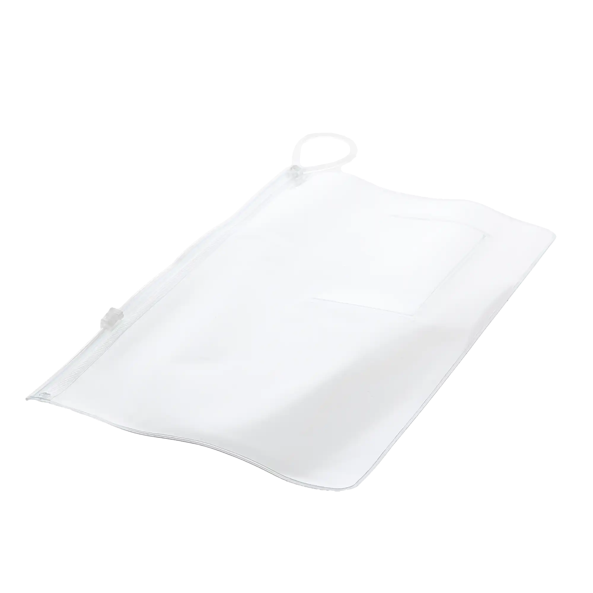 HSB Clear Plastic Zippered Bag, 6" x 10", Large, 100/Pack