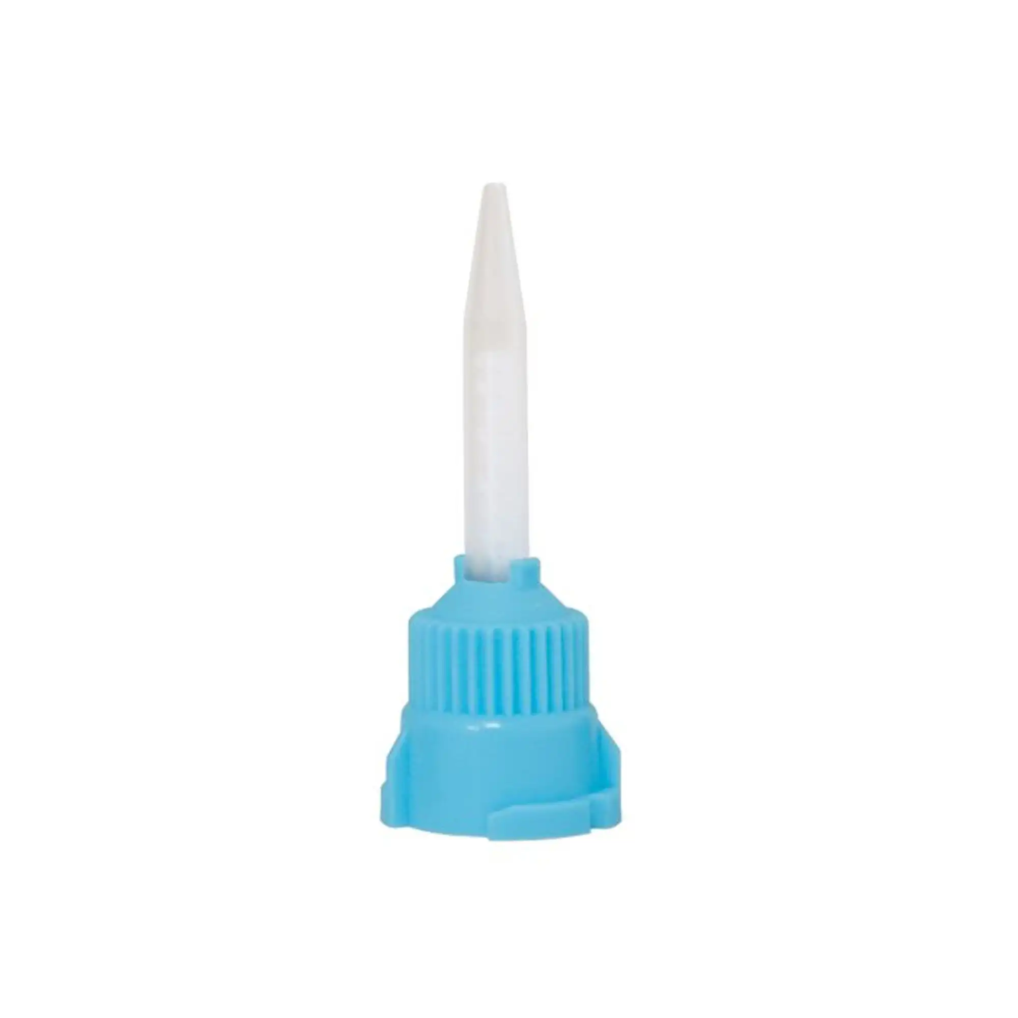 Mixpac T-Mixer Mixing Tips, 31 mm, 1:1 Ratio, Light Blue, 48/Bag