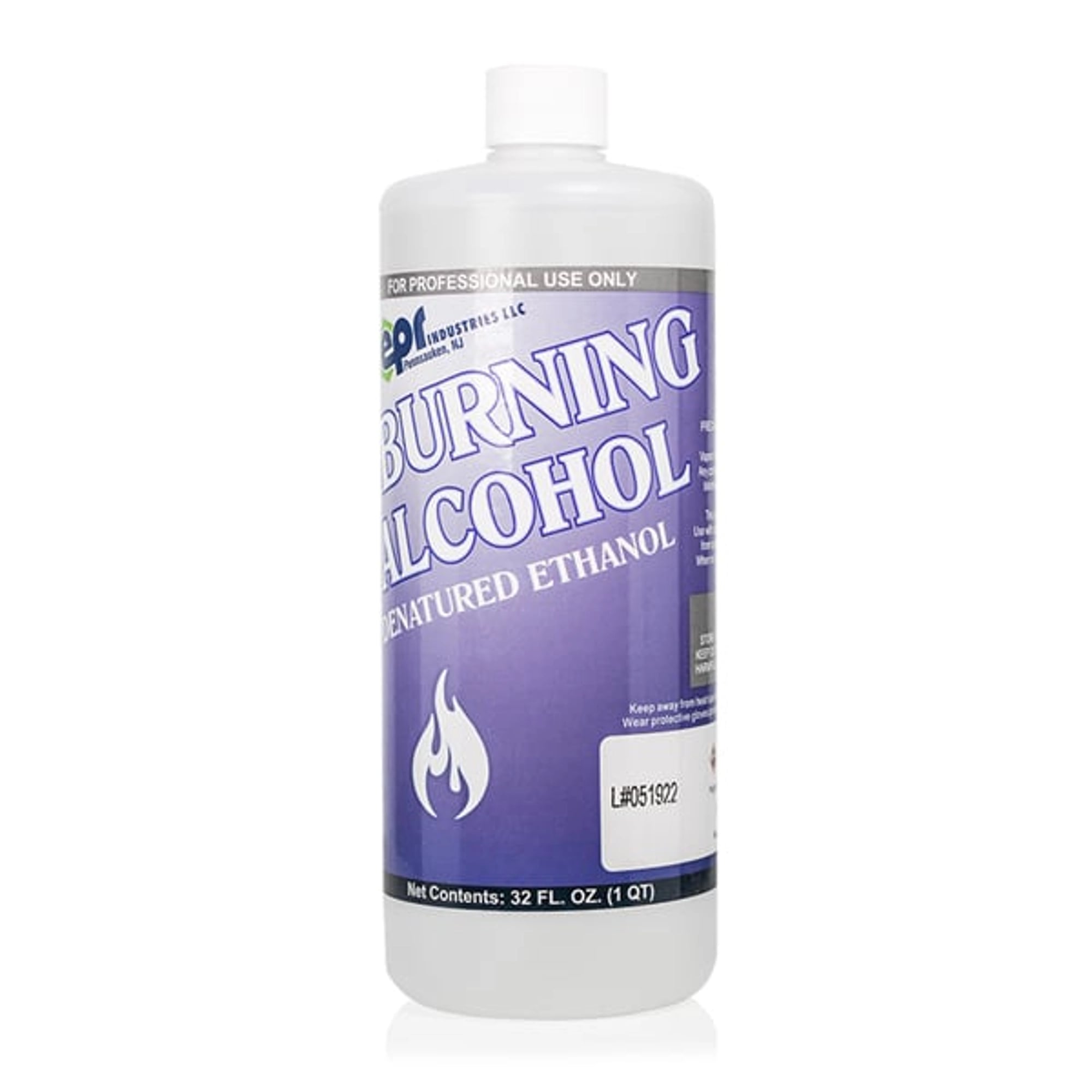 EPR Industries Optimize Alcohol Burning (Denatured Ethanol), 4 Quart Bottle