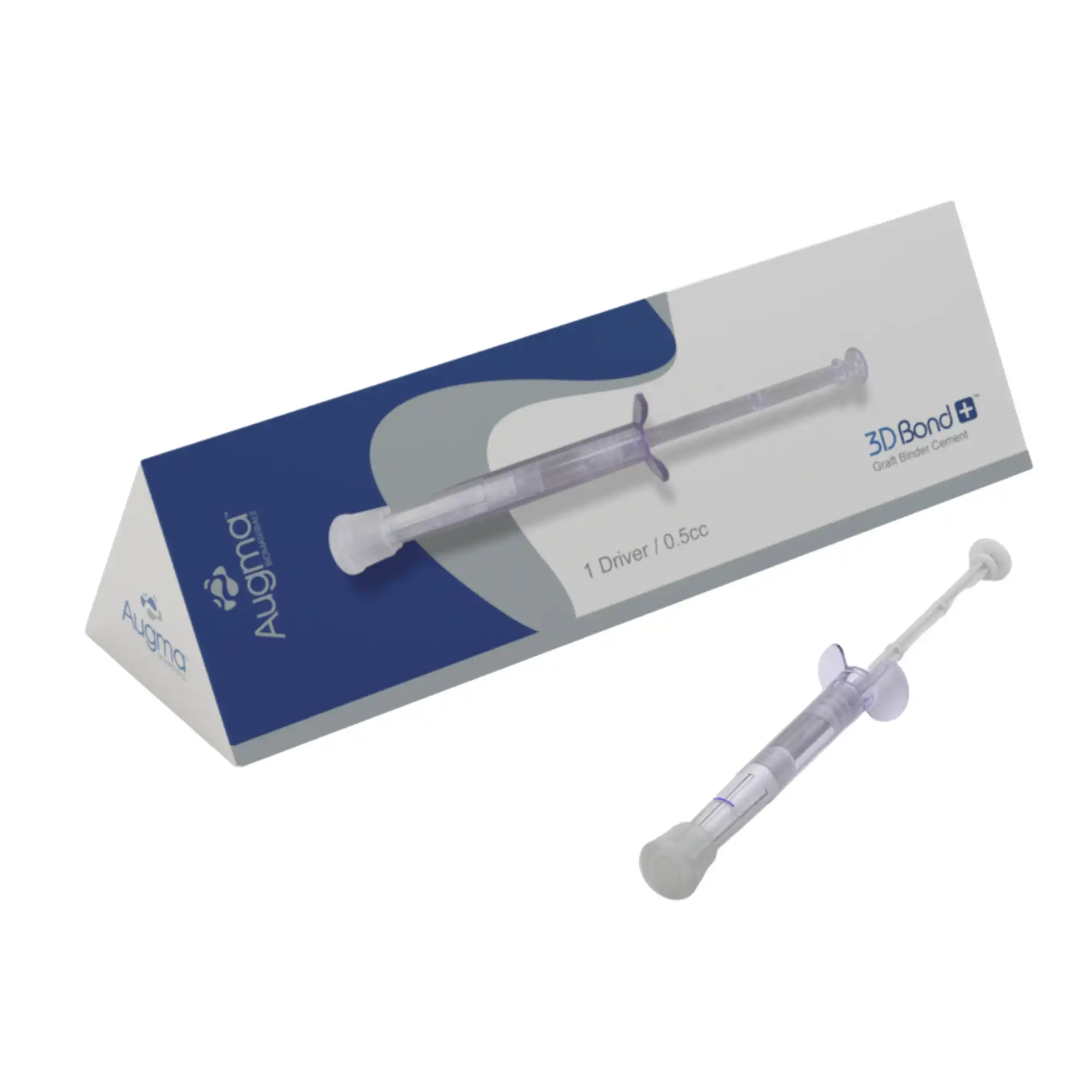 3D Bond+ Mineral Graft Binder Cement, 0.5cc Syringe, Single Use, Biphasic Calcium Sulfate, 3D-ND-050