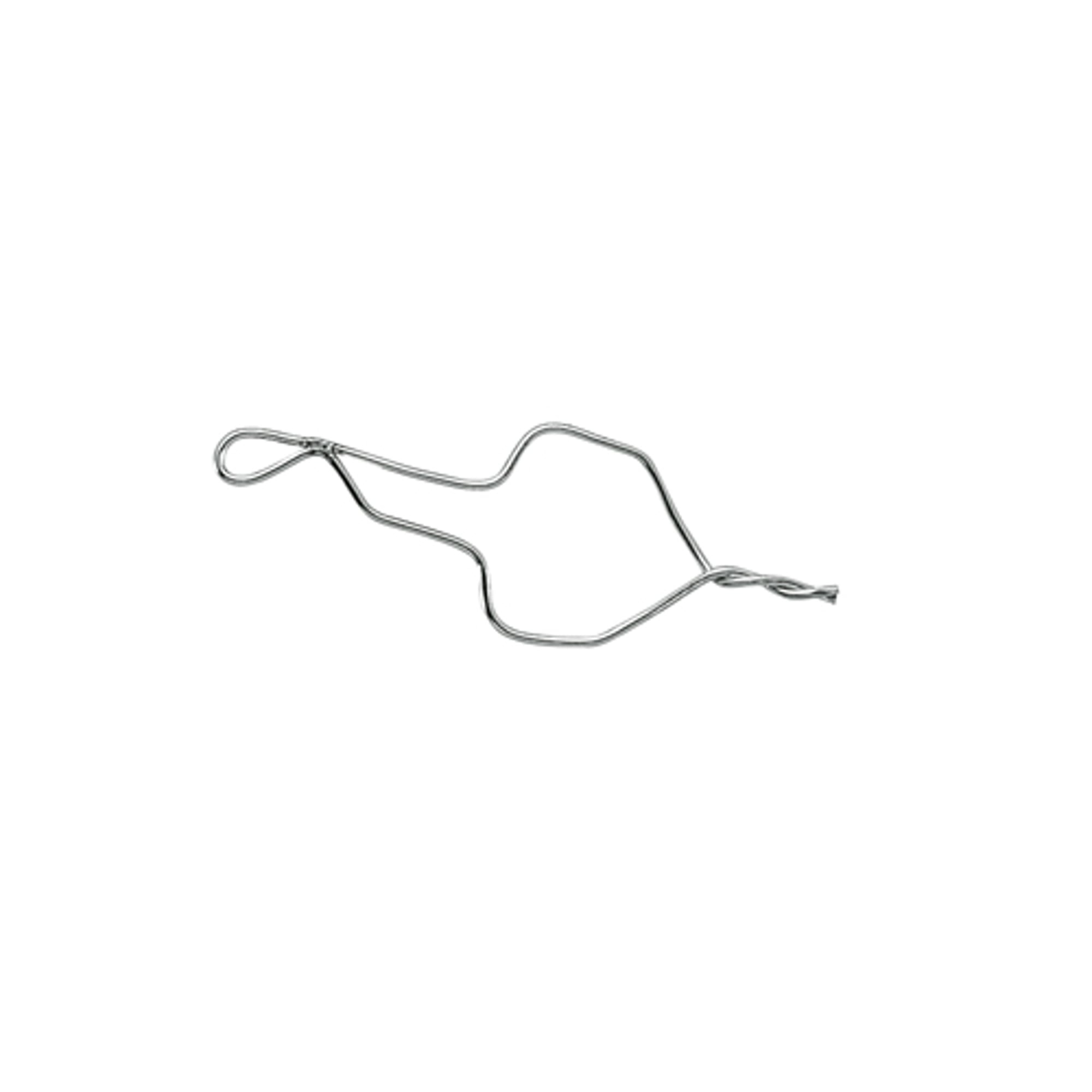 Dentaurum Remanium Stainless Steel Kobayashi Ligatures, Short, 0.35 mm, Soft ≤800 N/mm², with Hook, 100/Pack, 751-004-00