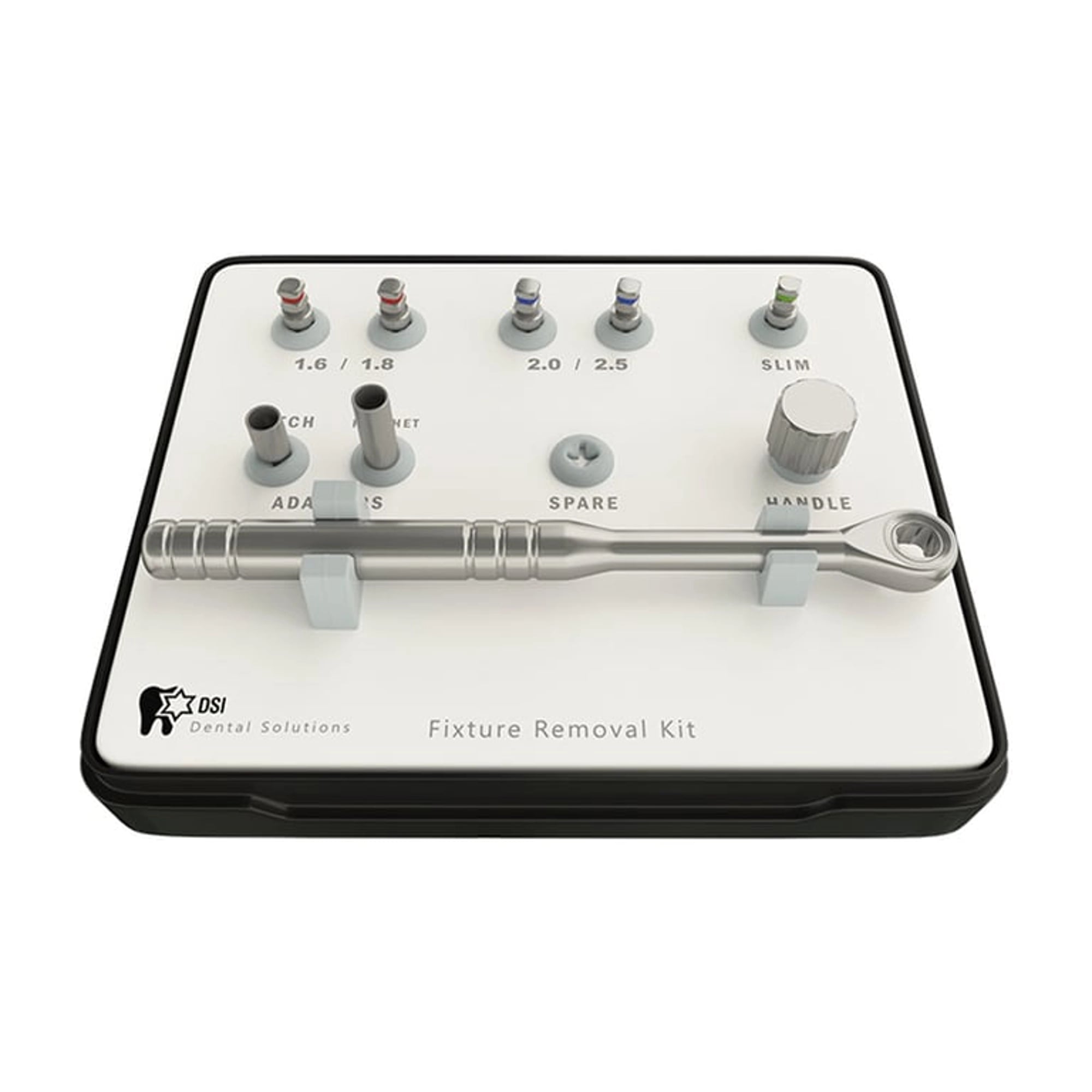 DSI FR Fixture Removal Kit, Includes 2 Implant Remover Screws (1.6mm and 1.8mm), SD-FR