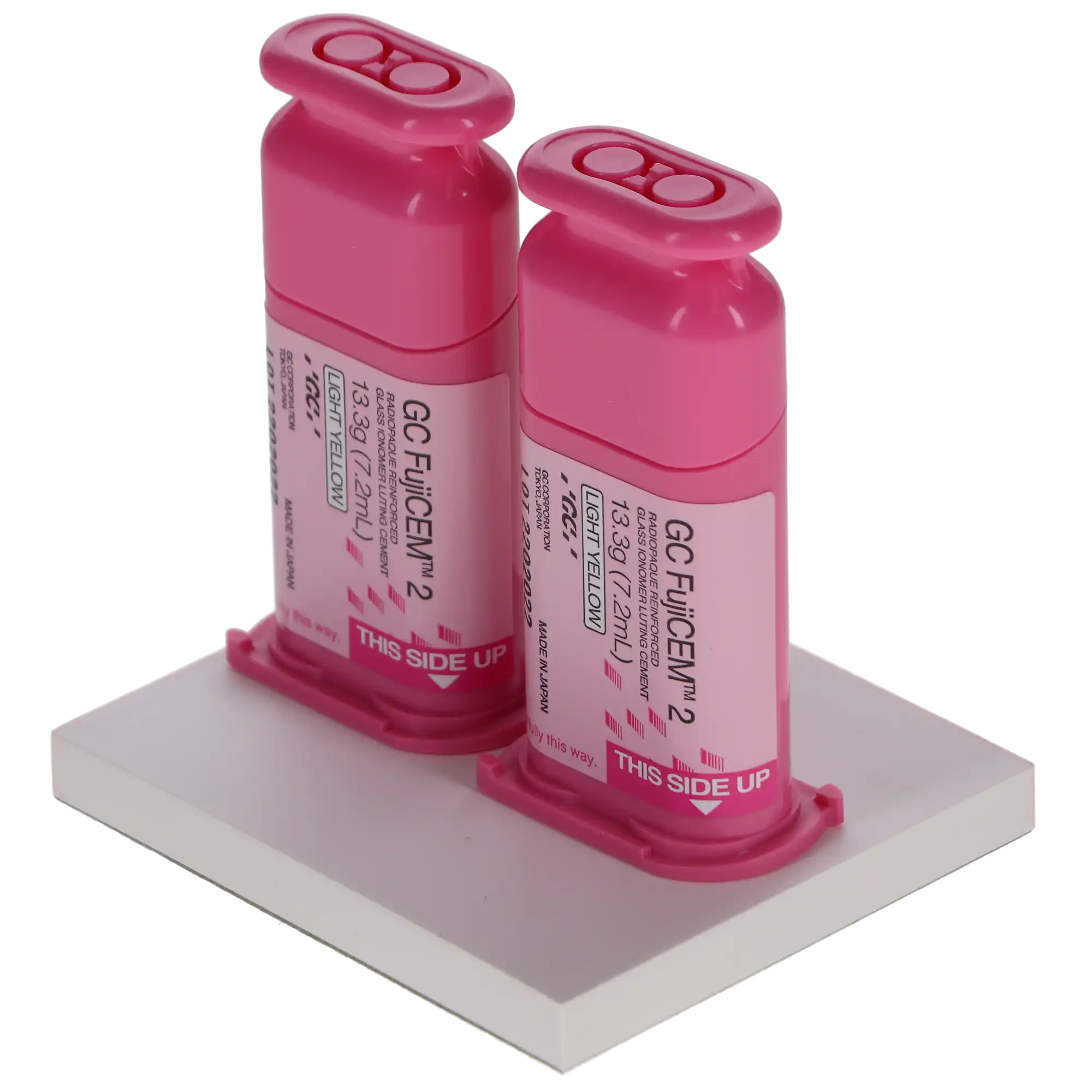 GC America FujiCEM 2 Automix Resin-Modified Glass Ionomer Cement Refill, 2/Pk, 441002