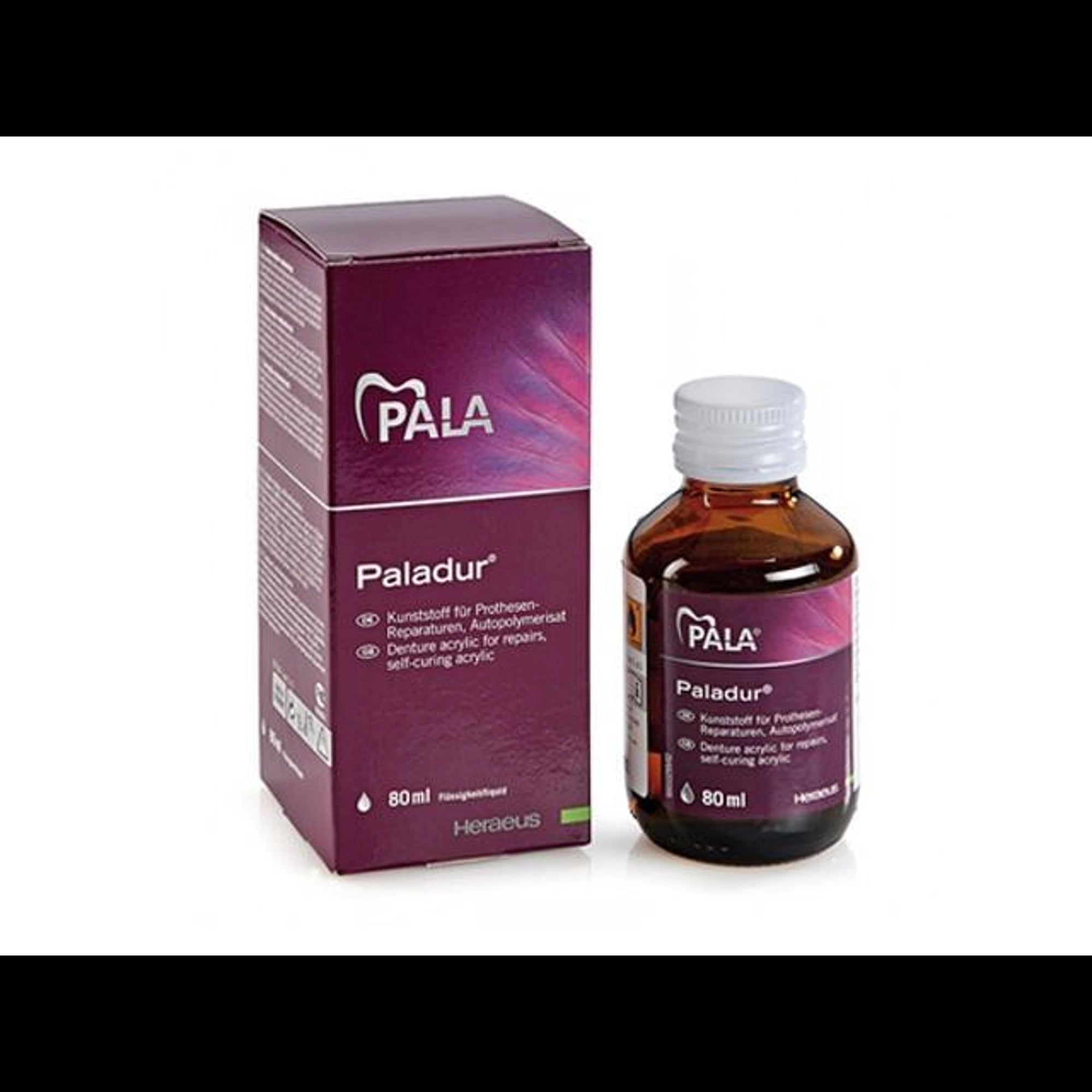 Kulzer Paladur Cold-Curing Acrylic Liquid, 80 ml, 64707937