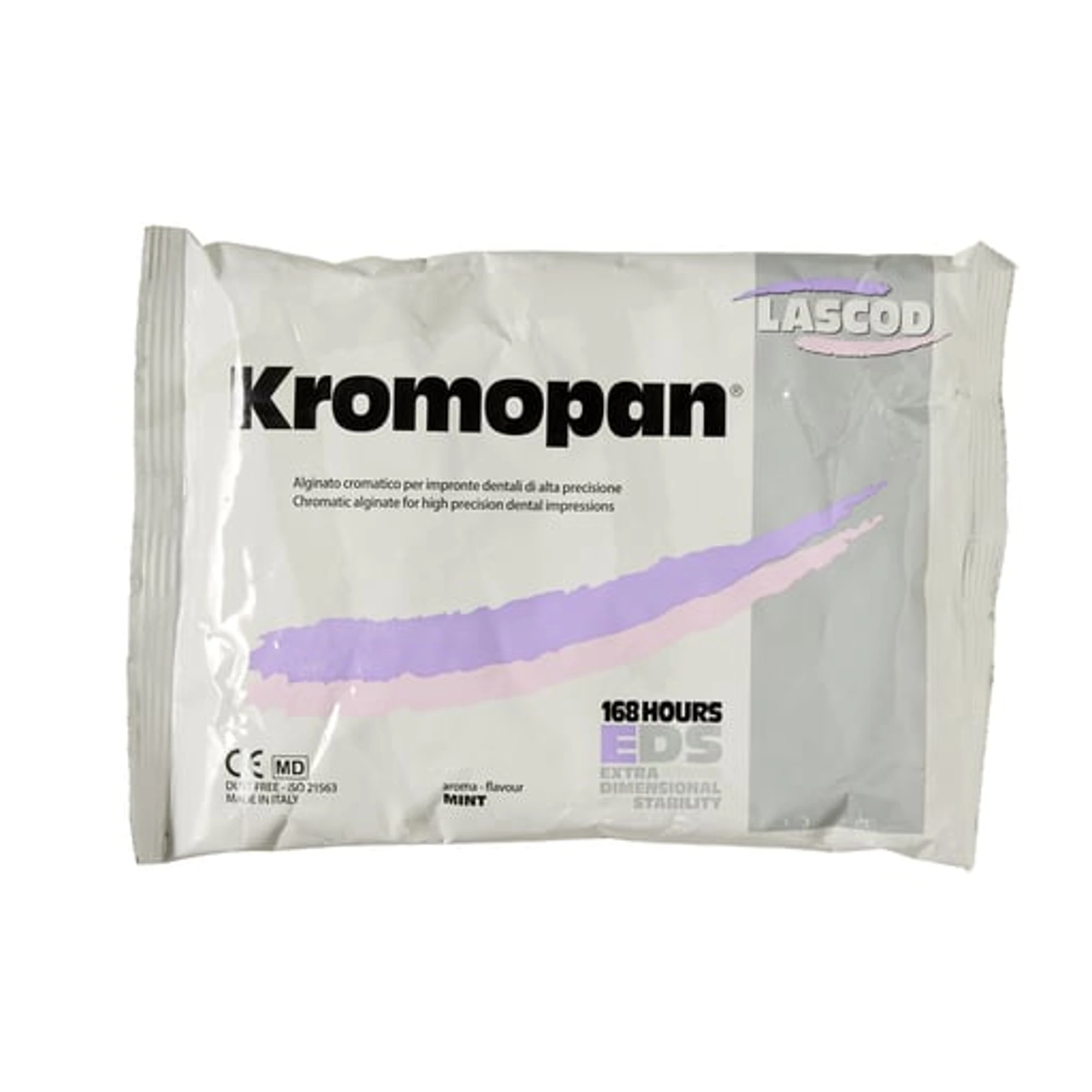Kromopan Chromatic Alginate Impression Material, Dust Free, Fast Set, 1 lb Pouch