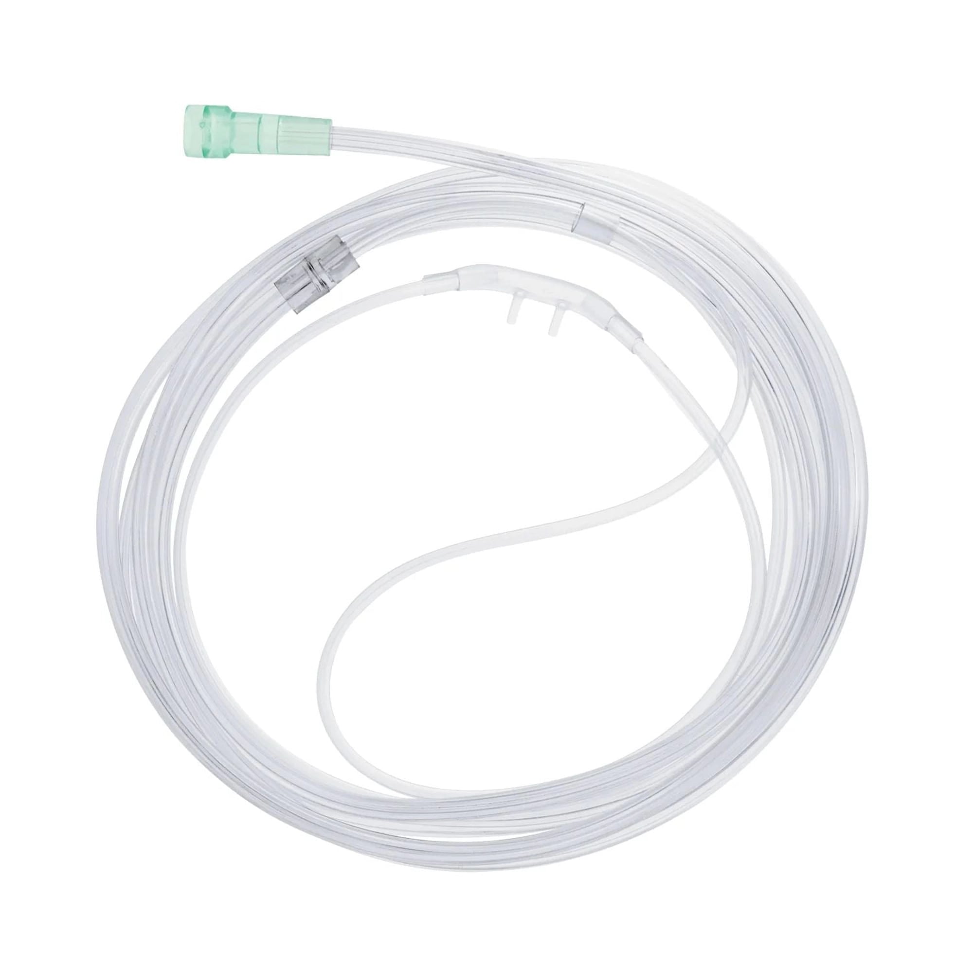 Accutron Pediatric Nasal Oxygen Cannula, Curved Tip, Latex-Free, Clear, 7 ft Tubing, 10/Pk, 33029-10