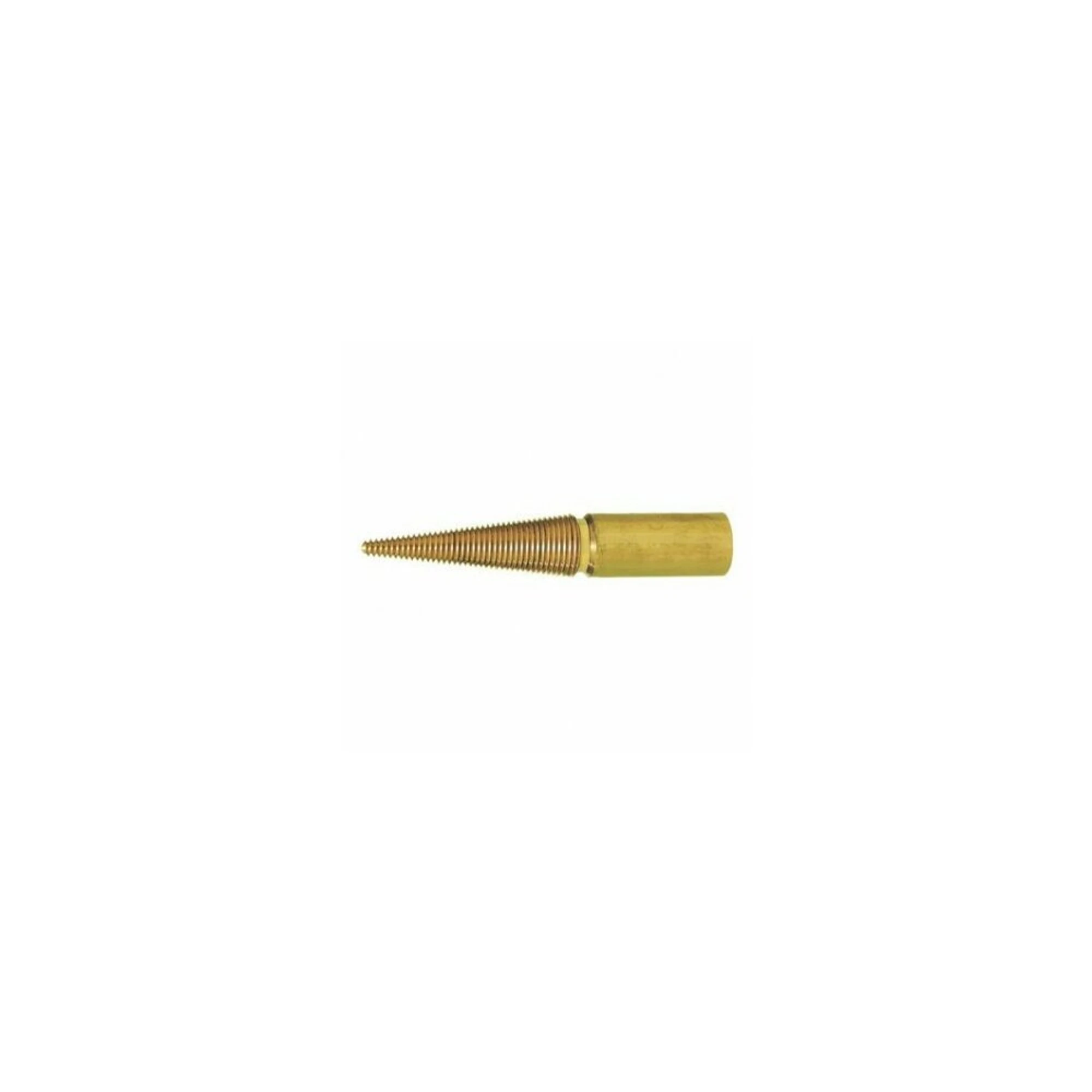Buffalo Dental Taper Spindle (Chuck) for Lathe, Brass, Left Side Mount, 3.5" Long, 30630