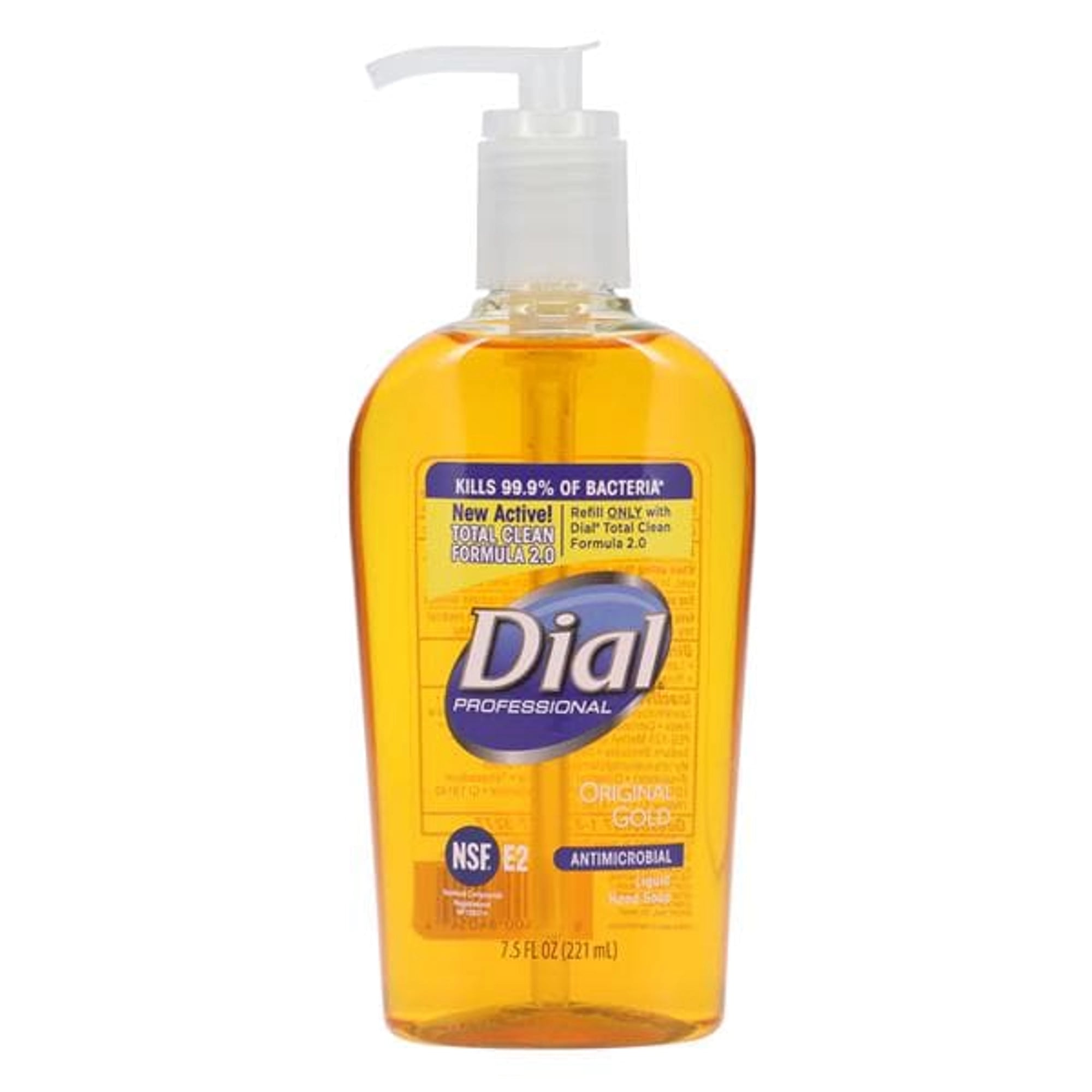 Dial Gold Antibacterial Liquid Hand Soap, Pump, 7.5 oz, 2340084014