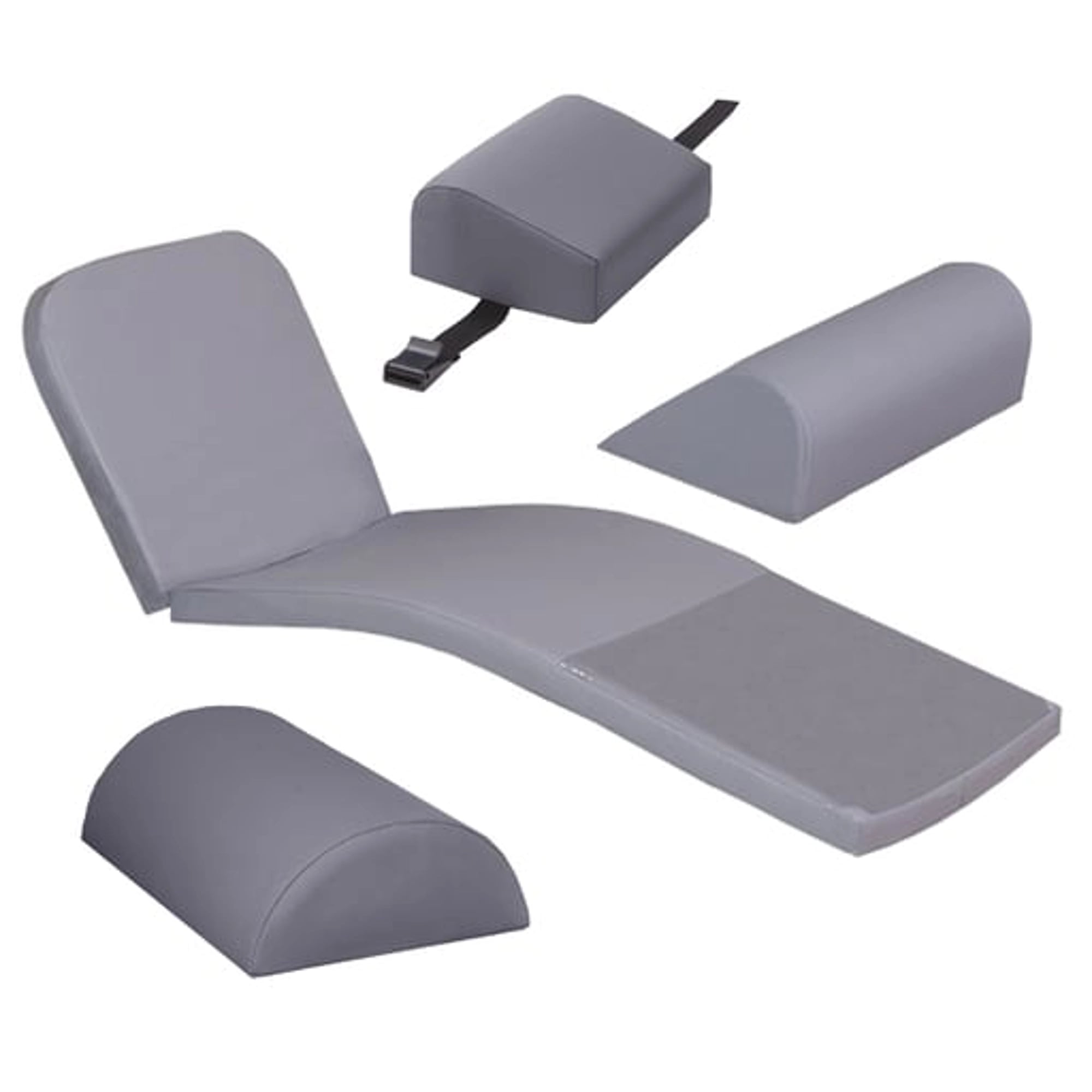 Mediposture Classic Dental Chair Overlay System with 3.5" Memory Headrest, 4-Piece Set, MDC703-MDC103