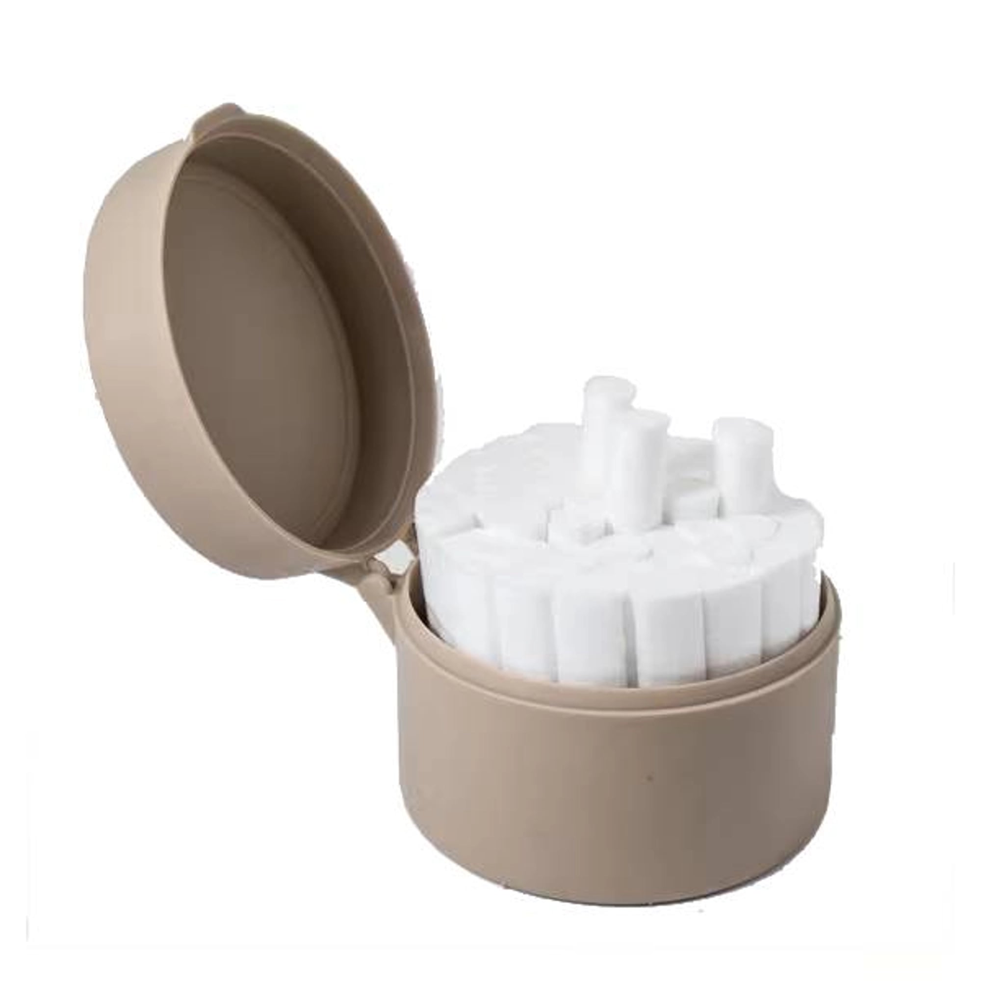 Plasdent Round Style Cotton Roll Holder, White/Blue/Yellow/Beige, 400CRD-7