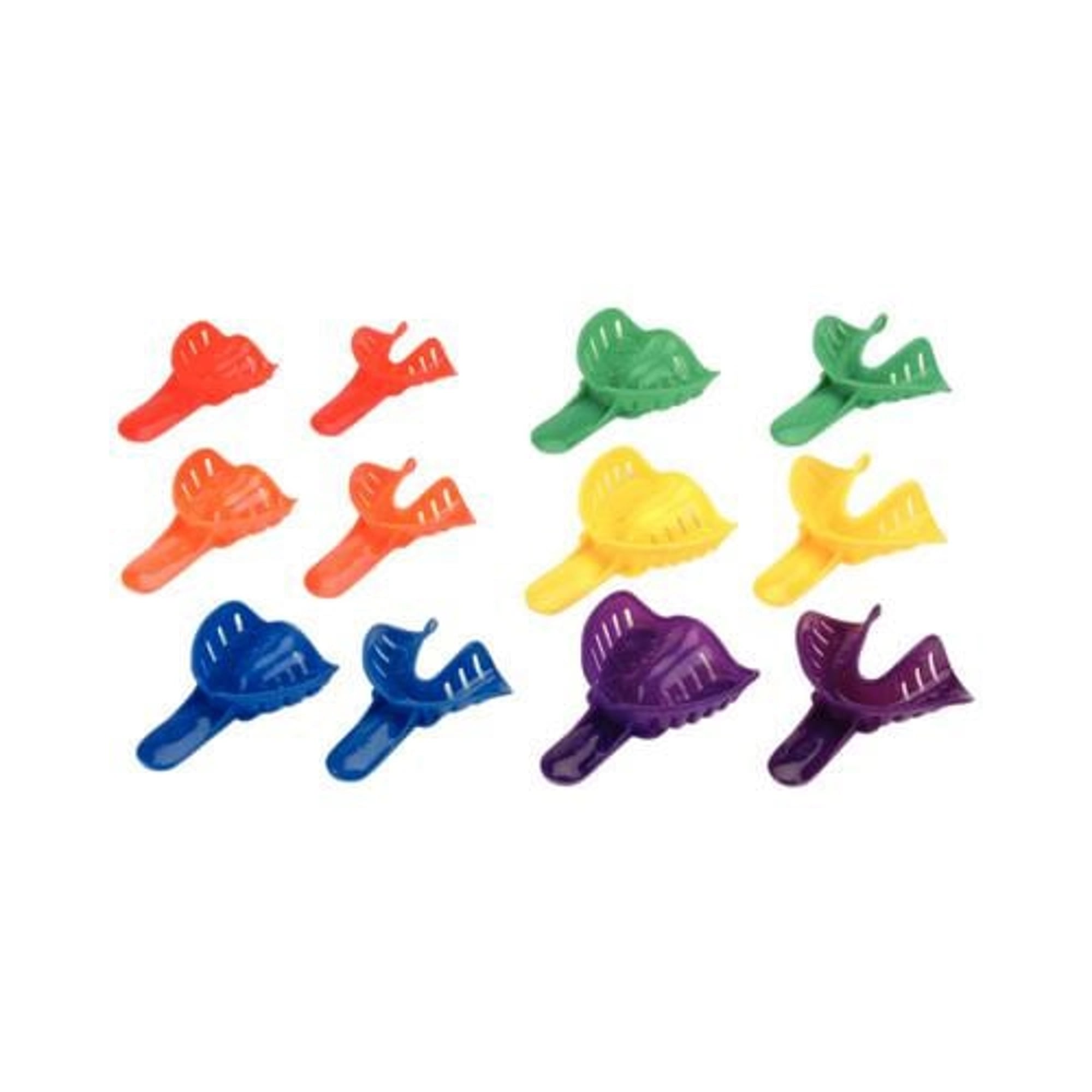 Plasdent Impression Trays, Assorted, 48/Pk, ITO-AST