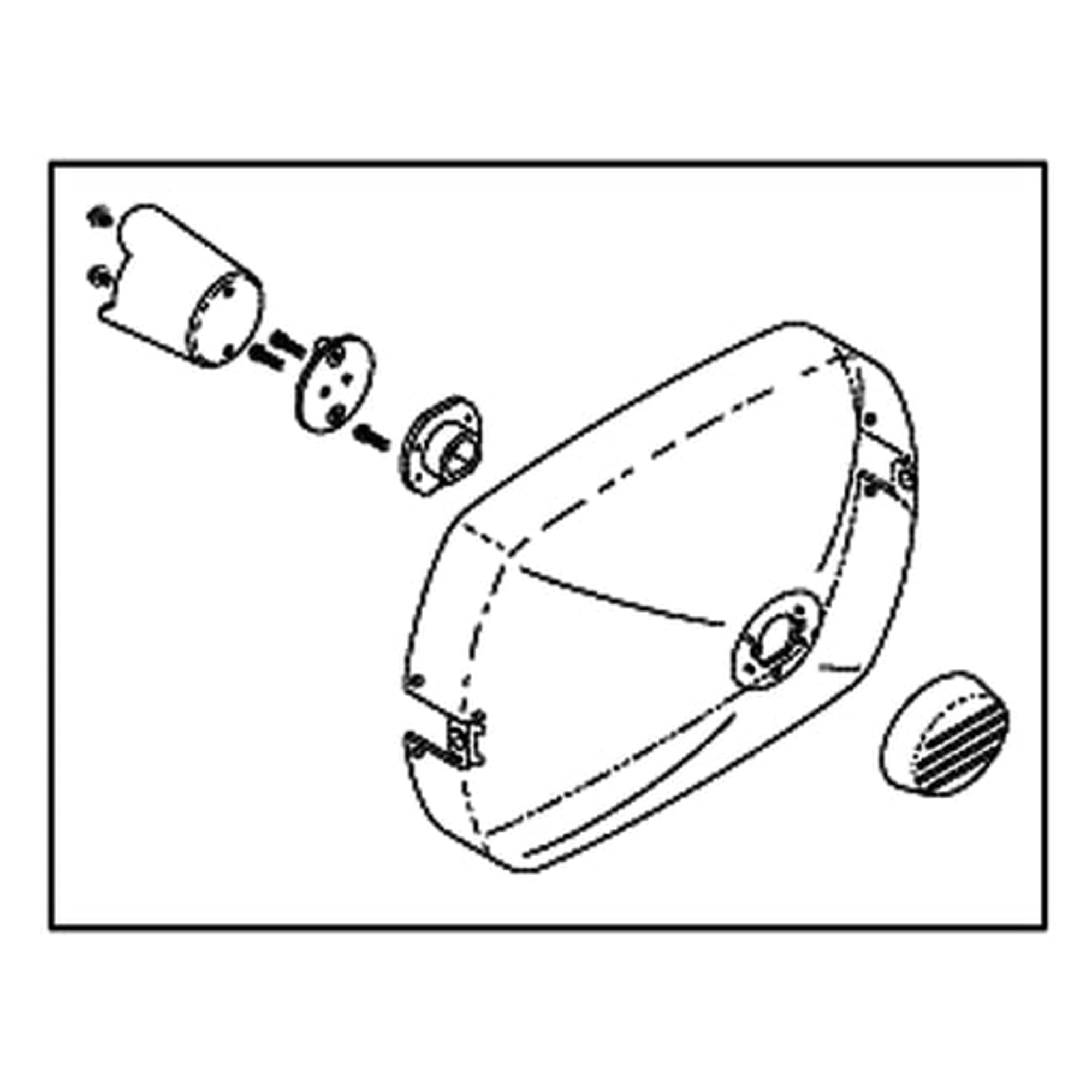 RPI Lens Kit for A-Dec 6300 Exam Light Lens Assembly, ADK269, Includes Lamp Shield, Mount Plates, Nosepiece, Lens Splash Shield