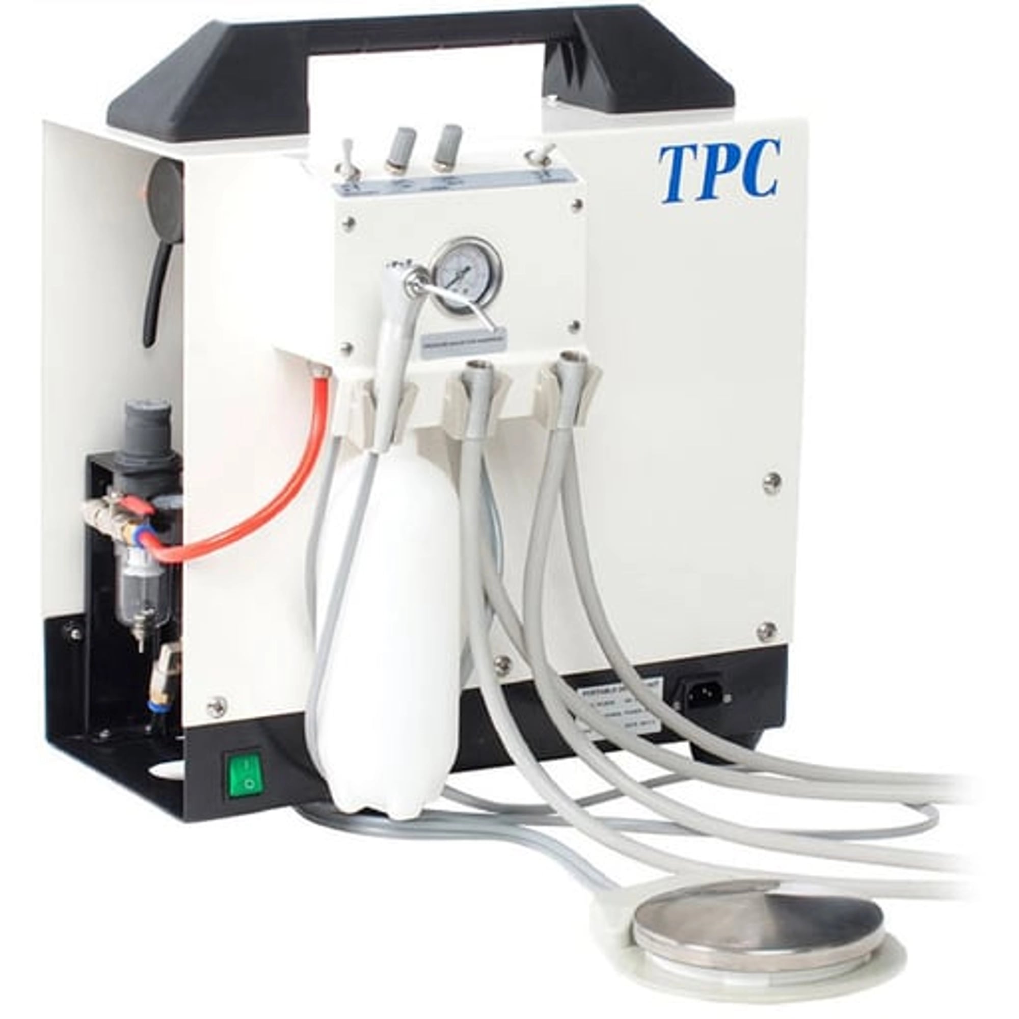 TPC Advanced Technology Portable Dental System, Smaller Unit, 4-Hole Tubings, 110V, PC-2635