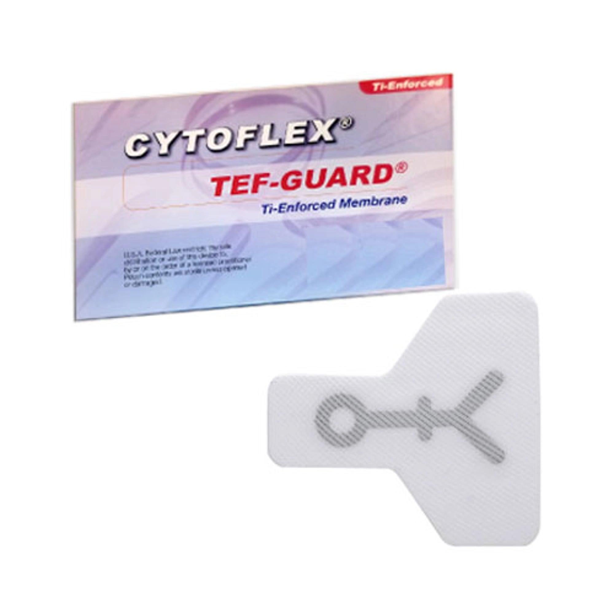 Unicare Cytoflex Ti-Enforced TefGuard Membrane CTT-011 Large Buccal, 27 x 29mm, C05-1101