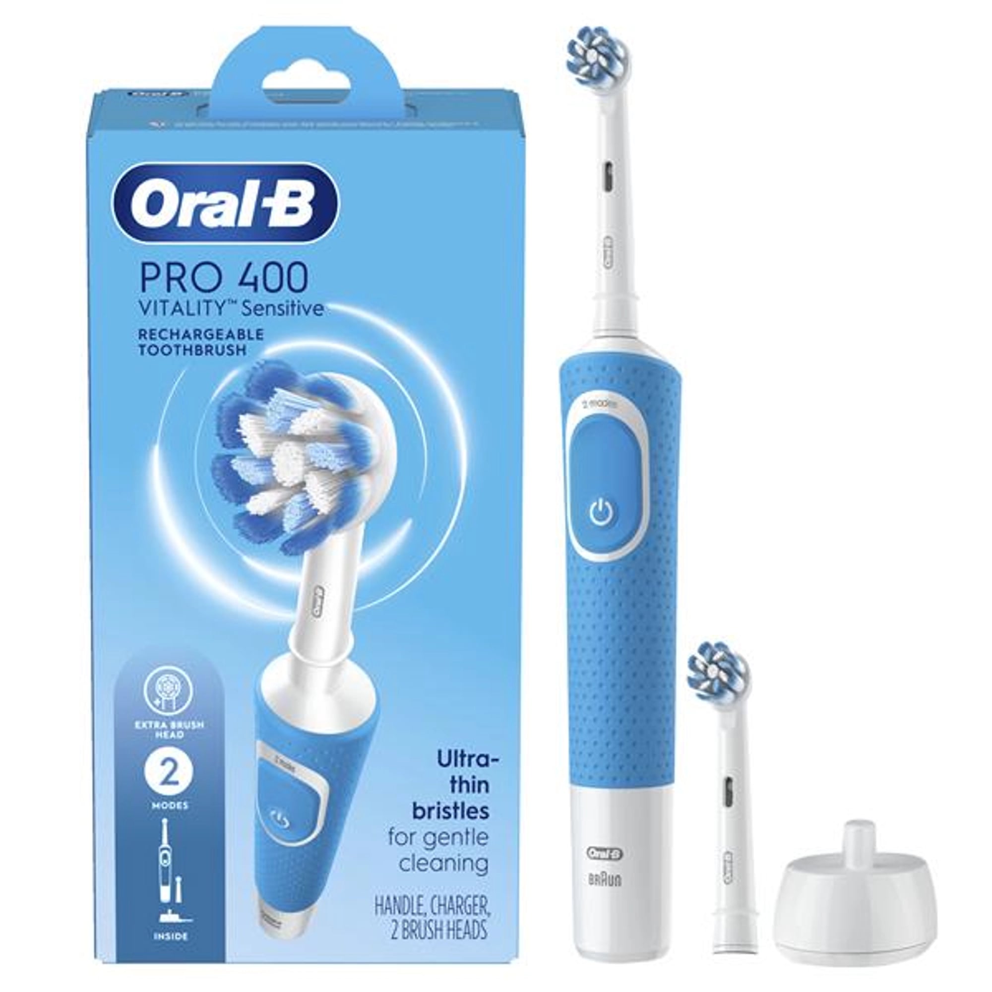Oral-B Vitality Pro 400 Sensitive Rechargeable Electric Toothbrush, 3/Cs, 80818655
