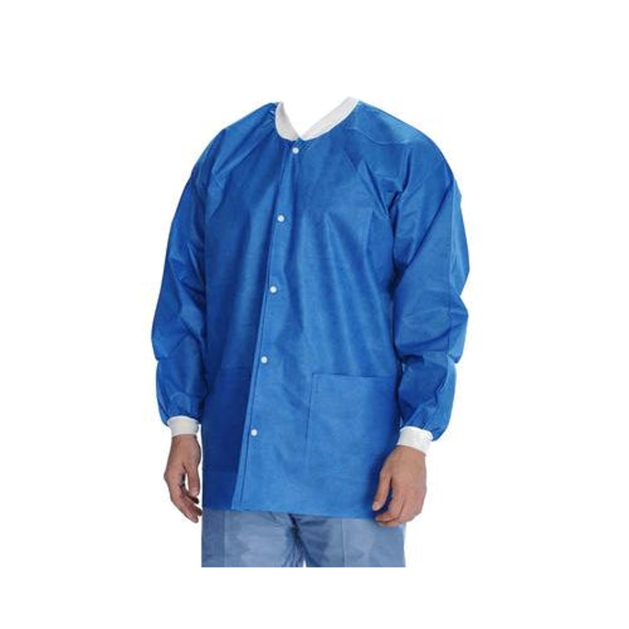 ValuMax ExtraSafe Hip-Length Lab Jacket, Deep Sea Blue, X-Small, AAMI Level 3, 10/Pk, 3630DBXS