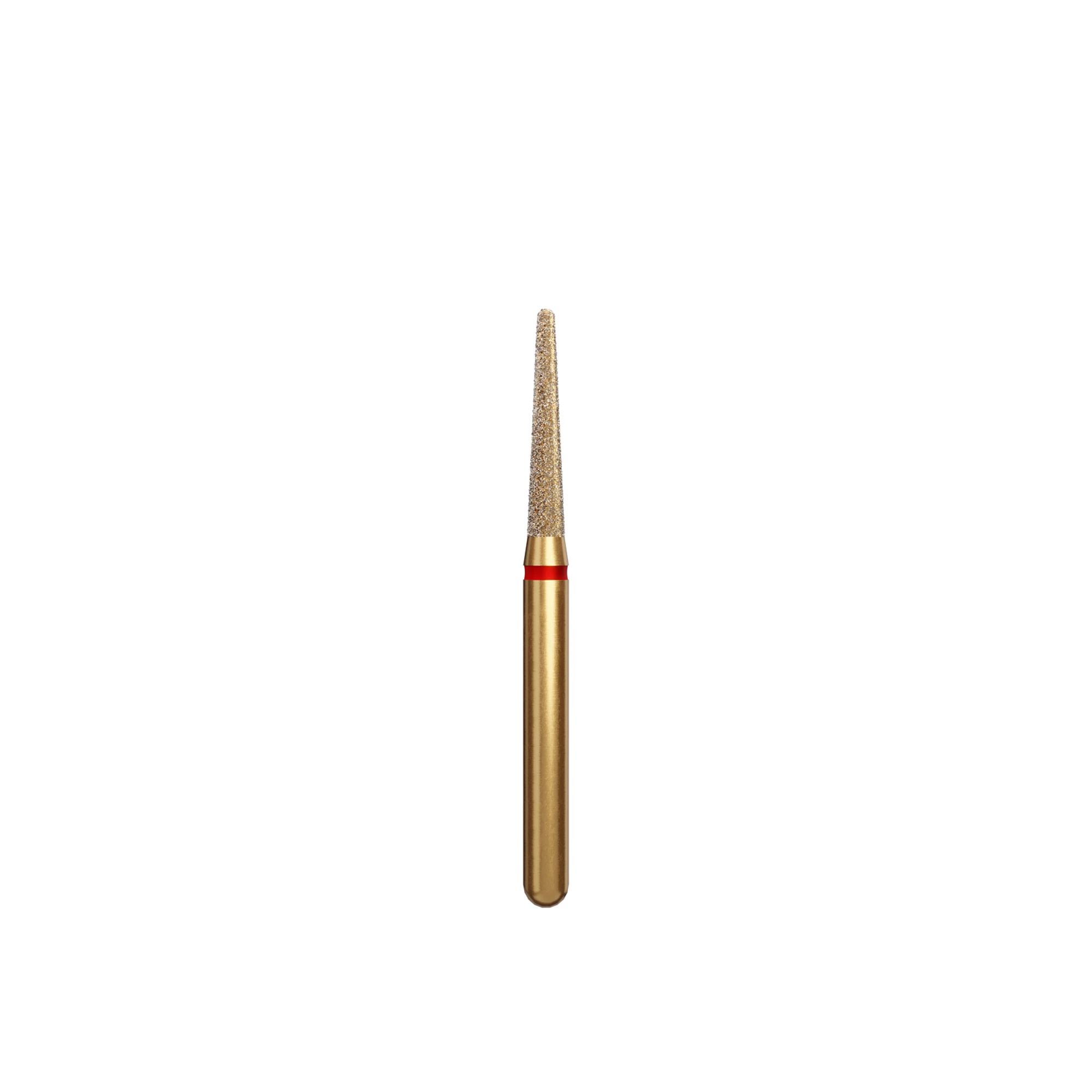 Alpen Diamond Burs, FG, Round End Taper, Fine Grit, Red Ring, #856-014F, 5/Pk, 60032281