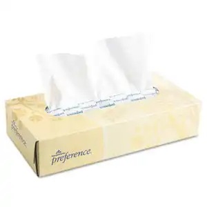 Georgia Pacific Preference Standard 2-Ply Facial Tissue, White, 100 Sheets/Box, 30 Boxes/Case (48100)