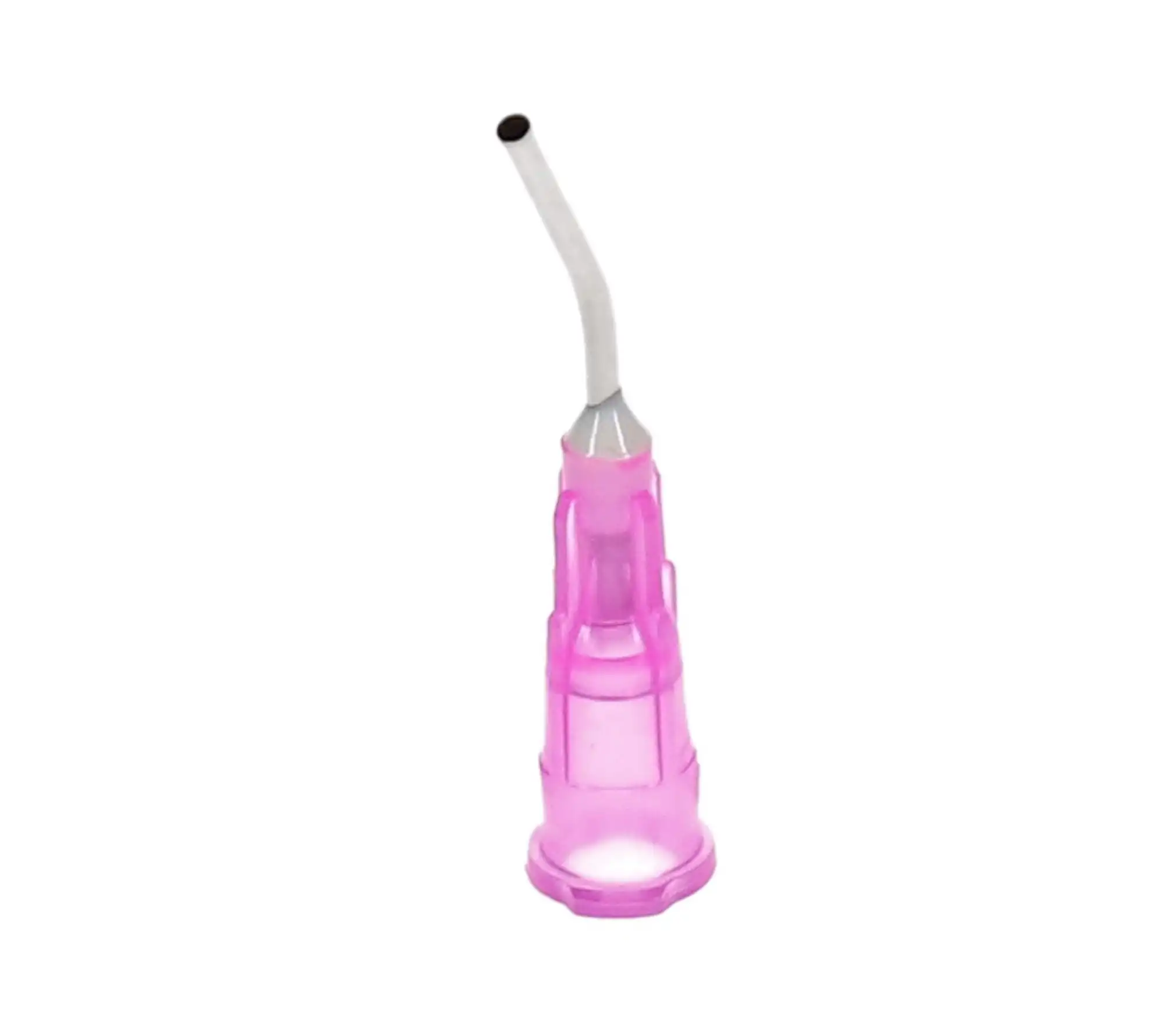 3D Dental Disposable Pre-Bent Applicator Tips, 18 Gauge, Pink, 100/Pack, PBLN