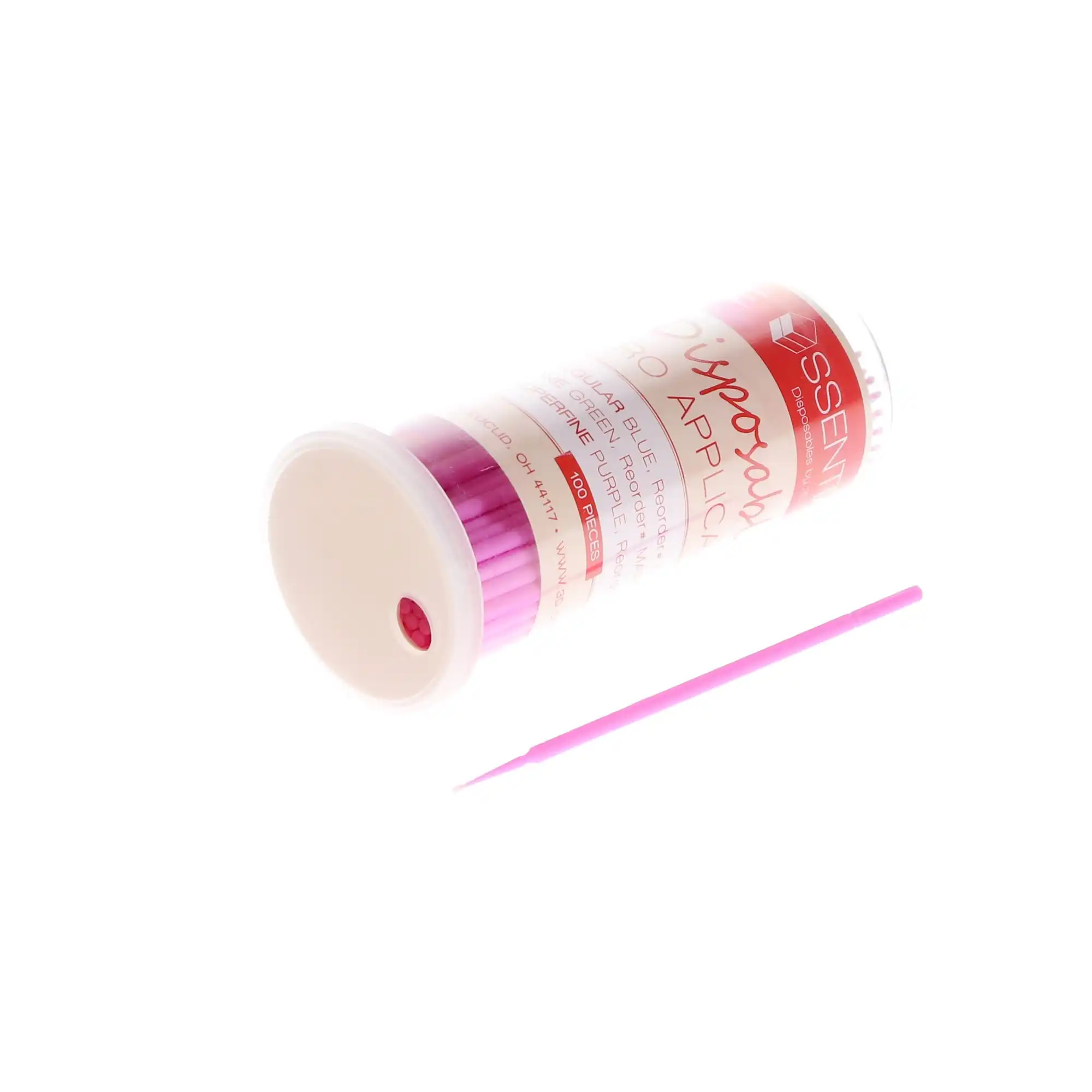 The Essentials Micro-Brush Applicators, Super Fine, Purple, 4" Adjustable, 4 x 100/Pk, MAPUF