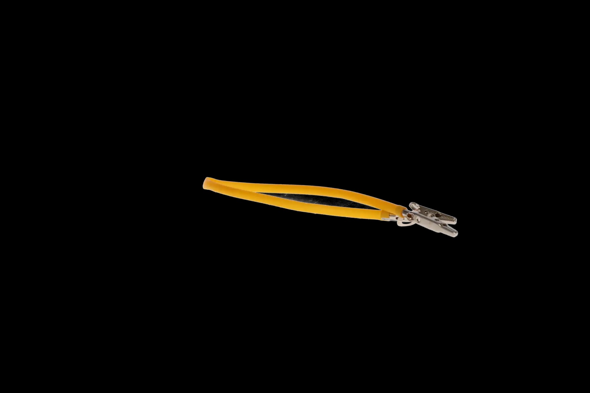 Plastic Non-Stretch Bib Clips, Yellow, 3/Pk, BCNYE