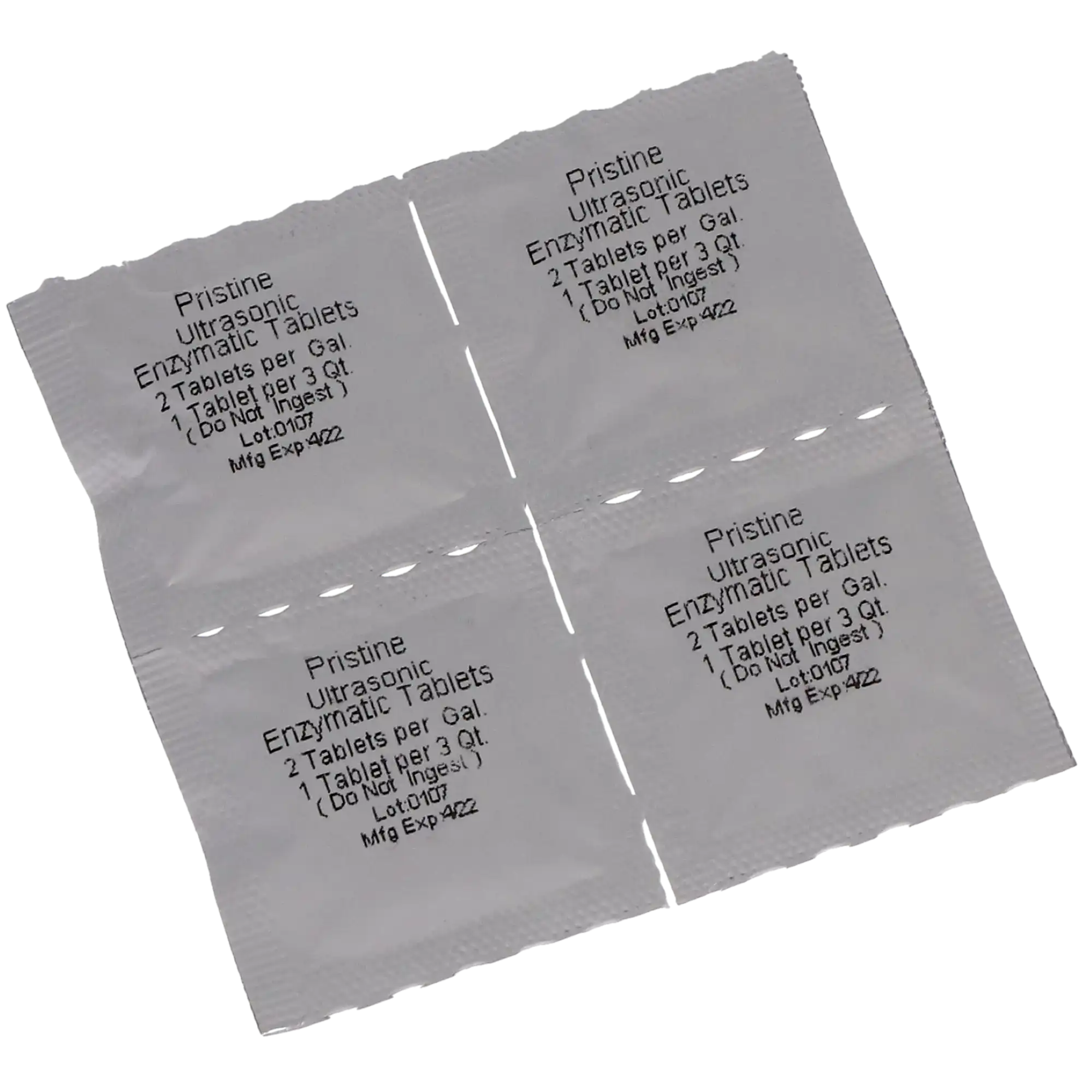 3D Dental Pristine Ultrasonic Bio-Enzymatic Cleaning Tablets, 64/Pk, PRST-UT