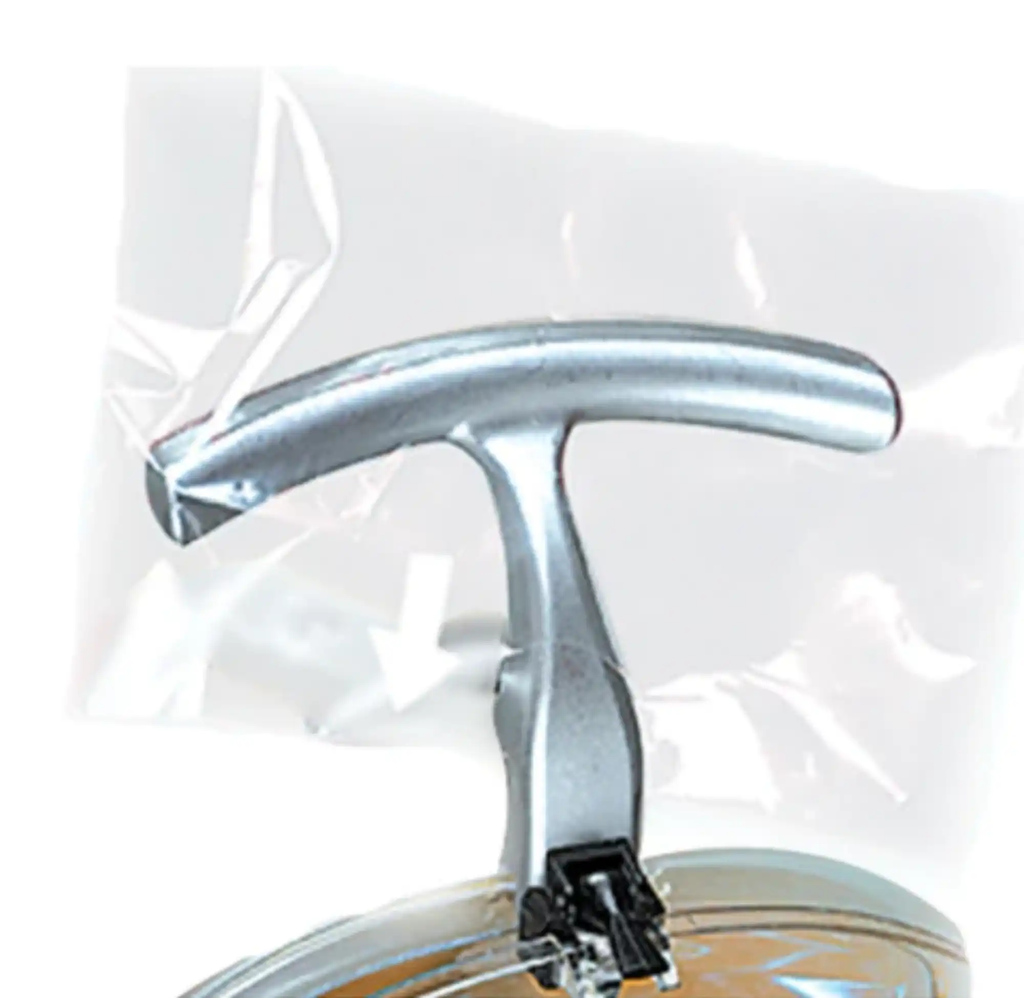Essentials T-Bar Light Handle Sleeves, 6" x 2-9/10", Clear, Disposable, 500/Pk, IC450, PL-TB