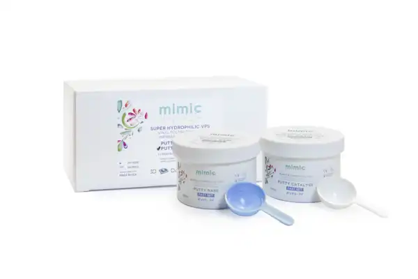 Mimic VPS Impression Putty, Regular Set, 300 ml Base & 300 ml Catalyst, 2/Pk, VPS-PR