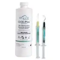 CHX-Plus Cleanser, 2% Chlorhexidine Gluconate, Endo Kit, 4 x 1.2 mL Prefilled Syringes with 20 x 27 Ga Side-Vent Irrigating Tips, 502925