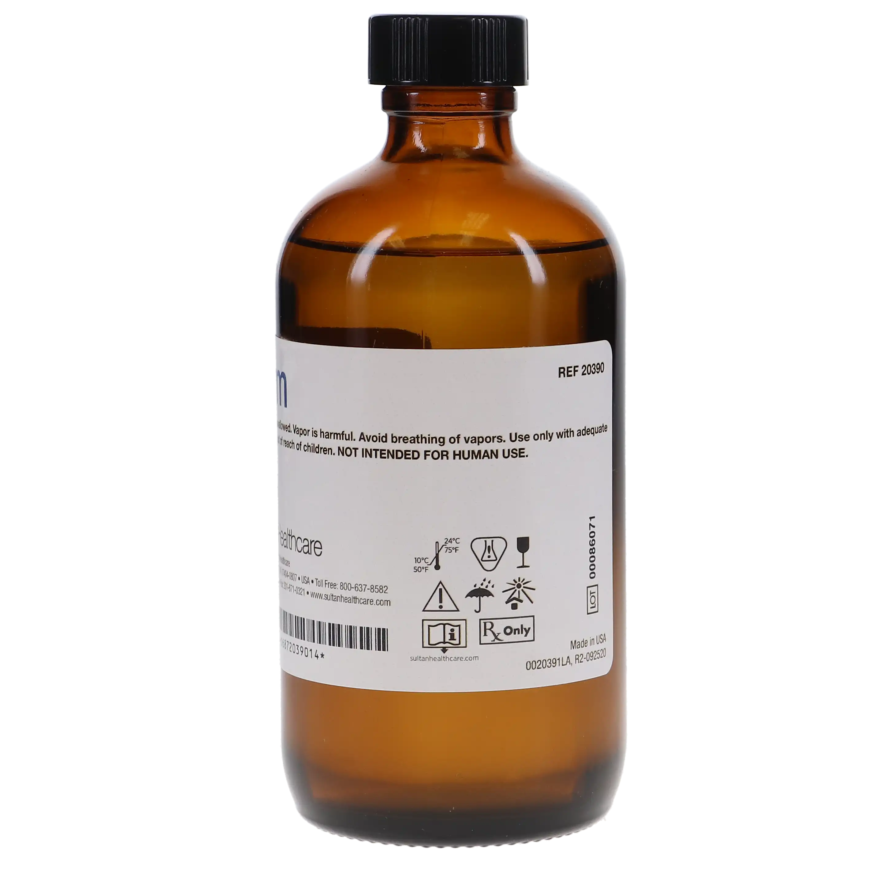 Sultan Chloroform N.F. Endodontic Solvent, 8 oz (237 mL) Bottle, 1/Pk, 20390