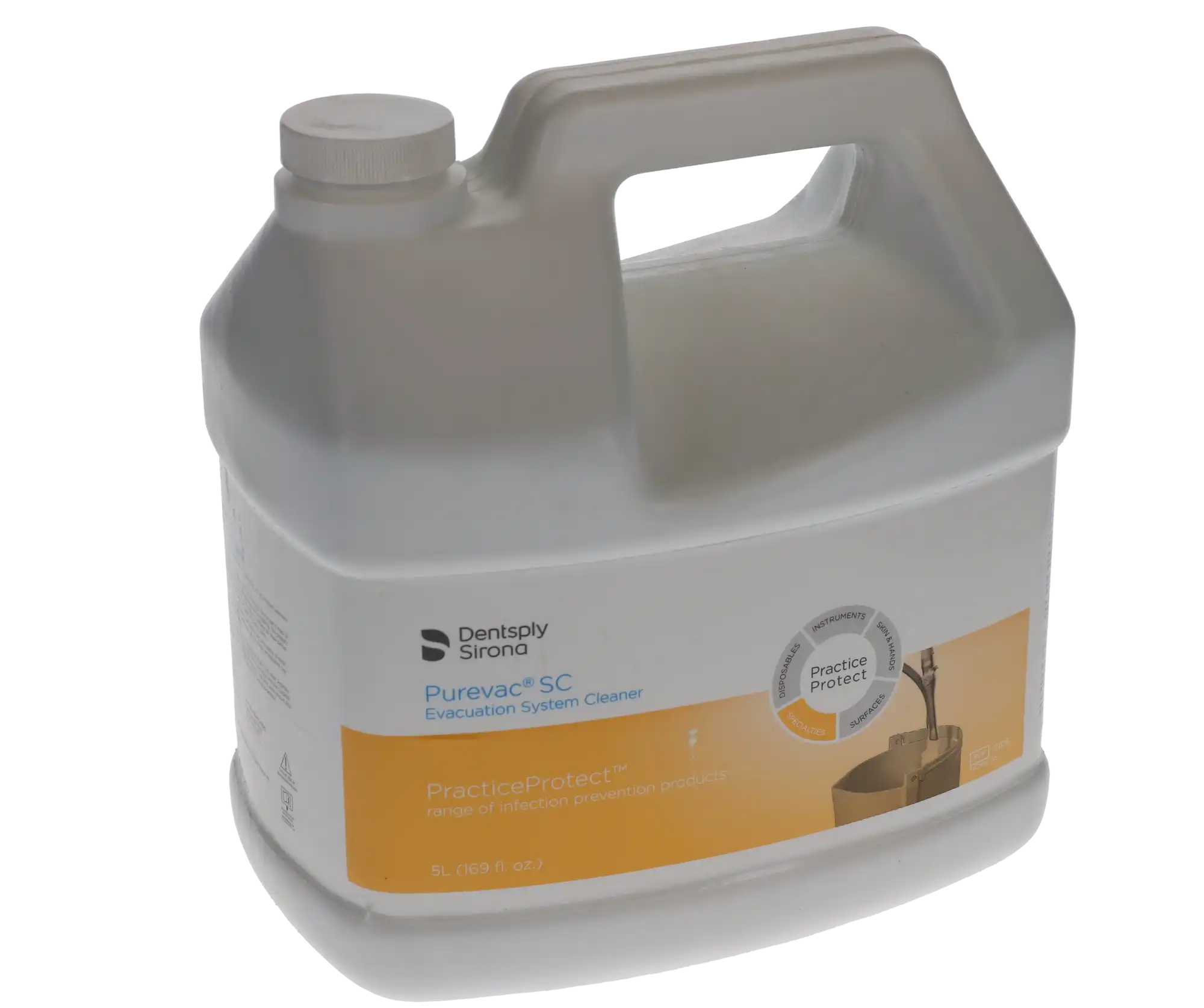 Purevac SC Evacuation System Cleaner, 5L Bottle, 1/Pk, 21135