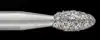 Piranha Diamond Single-Use Burs, FG, Football, # 379-018, 1.8 mm, Coarse, Black, 25/Pk, 379-018C