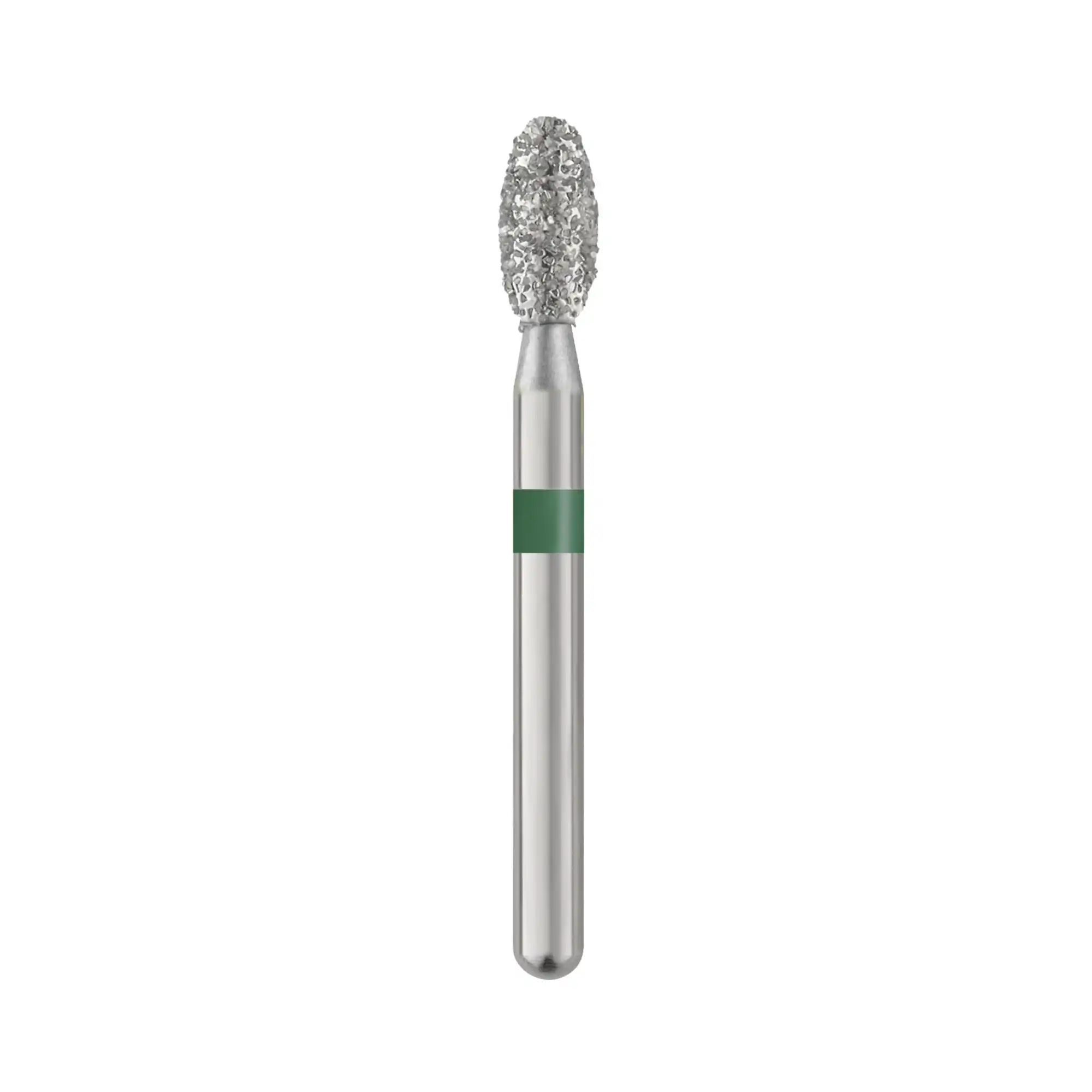 Piranha Diamond Single-Use Burs, FG, Football, # 379-023, 2.3 mm, Coarse, Green, 25/Pk, 379-023C