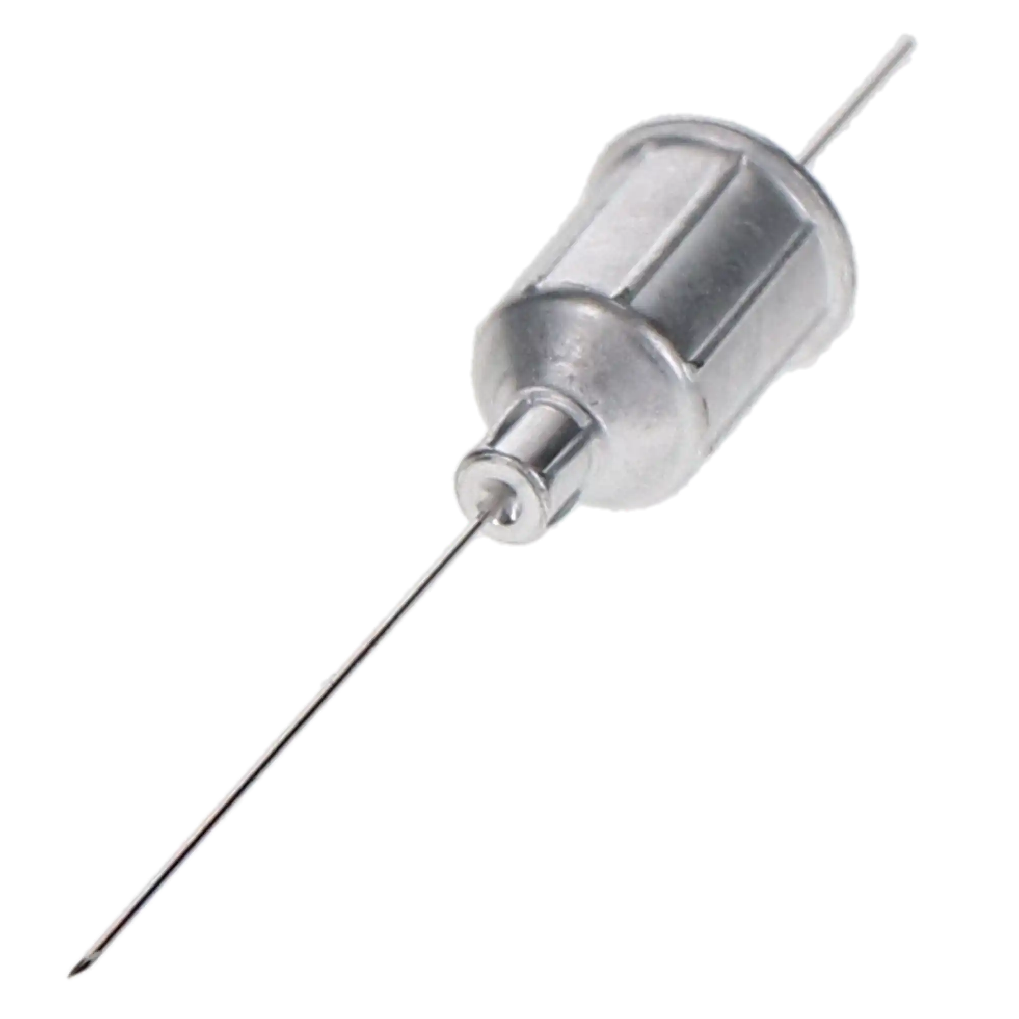 Monoject Metal Hub Dental Needles, 30 Gauge Short, Blue, 100/Box, 401072