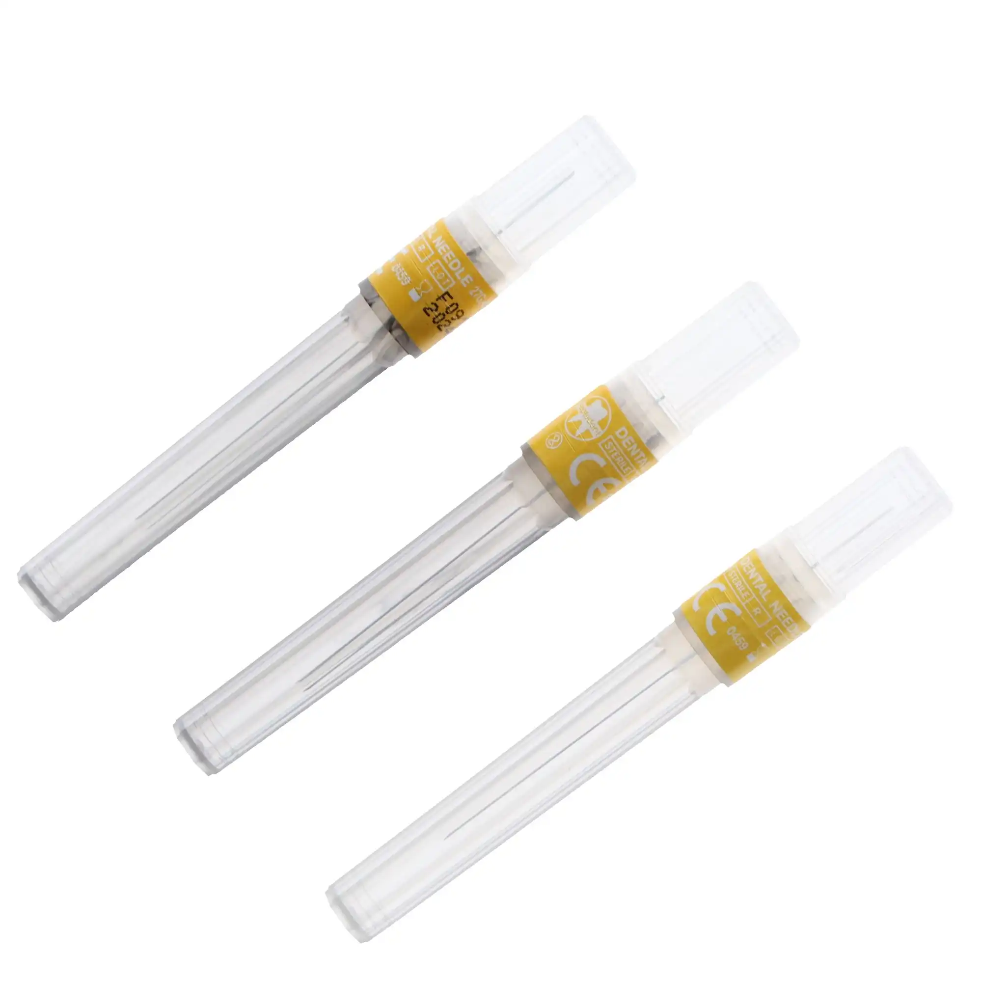 Septoject XL Block Dental Needles, 27 Gauge, Long (35 mm), Plastic Hub, Sterile, 100/Box, 01-N1550