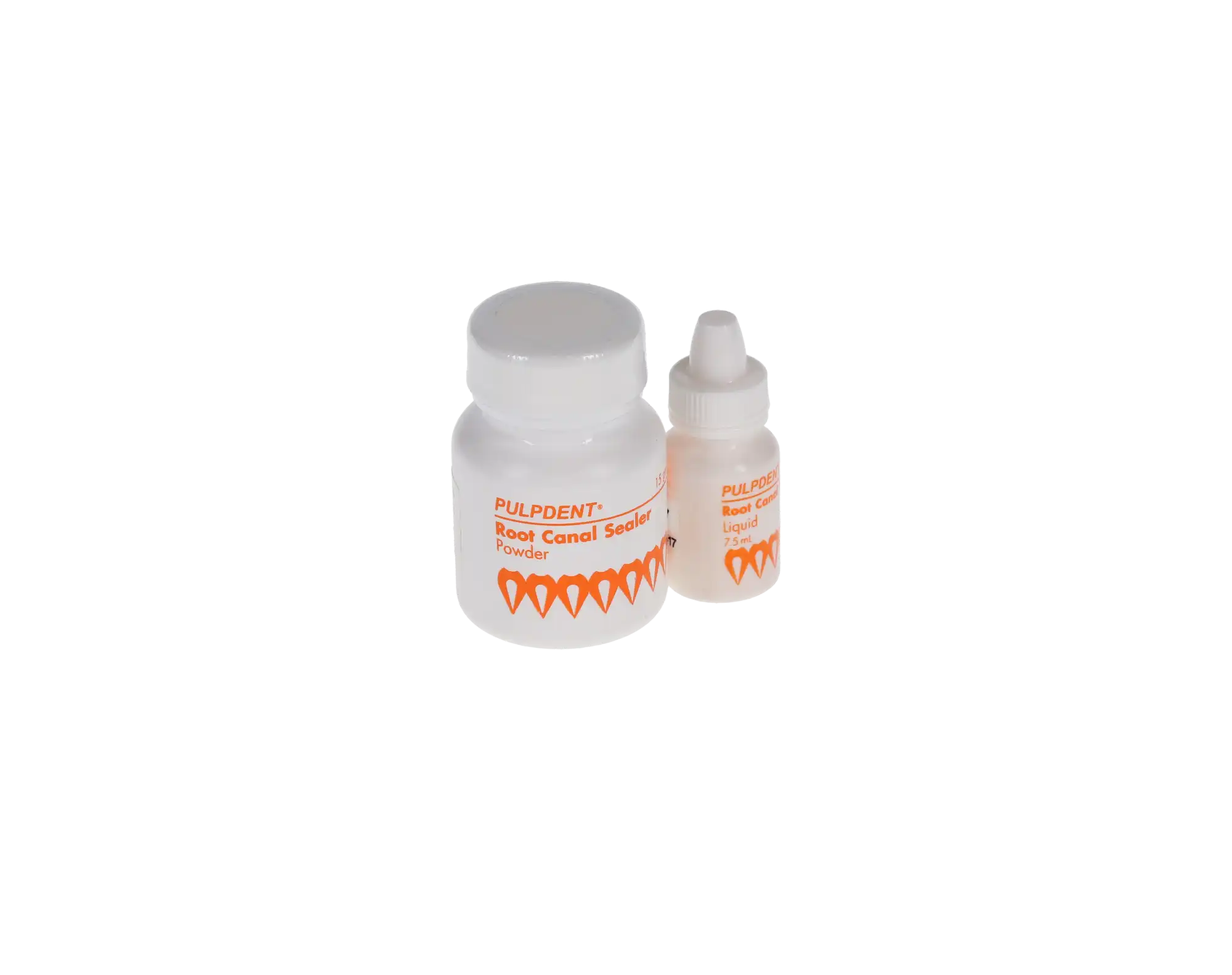 Pulpdent Root Canal Sealer Complete Kit, 15 cc Powder, 7.5 ml Liquid, Mixing Pad & Scoop, RK