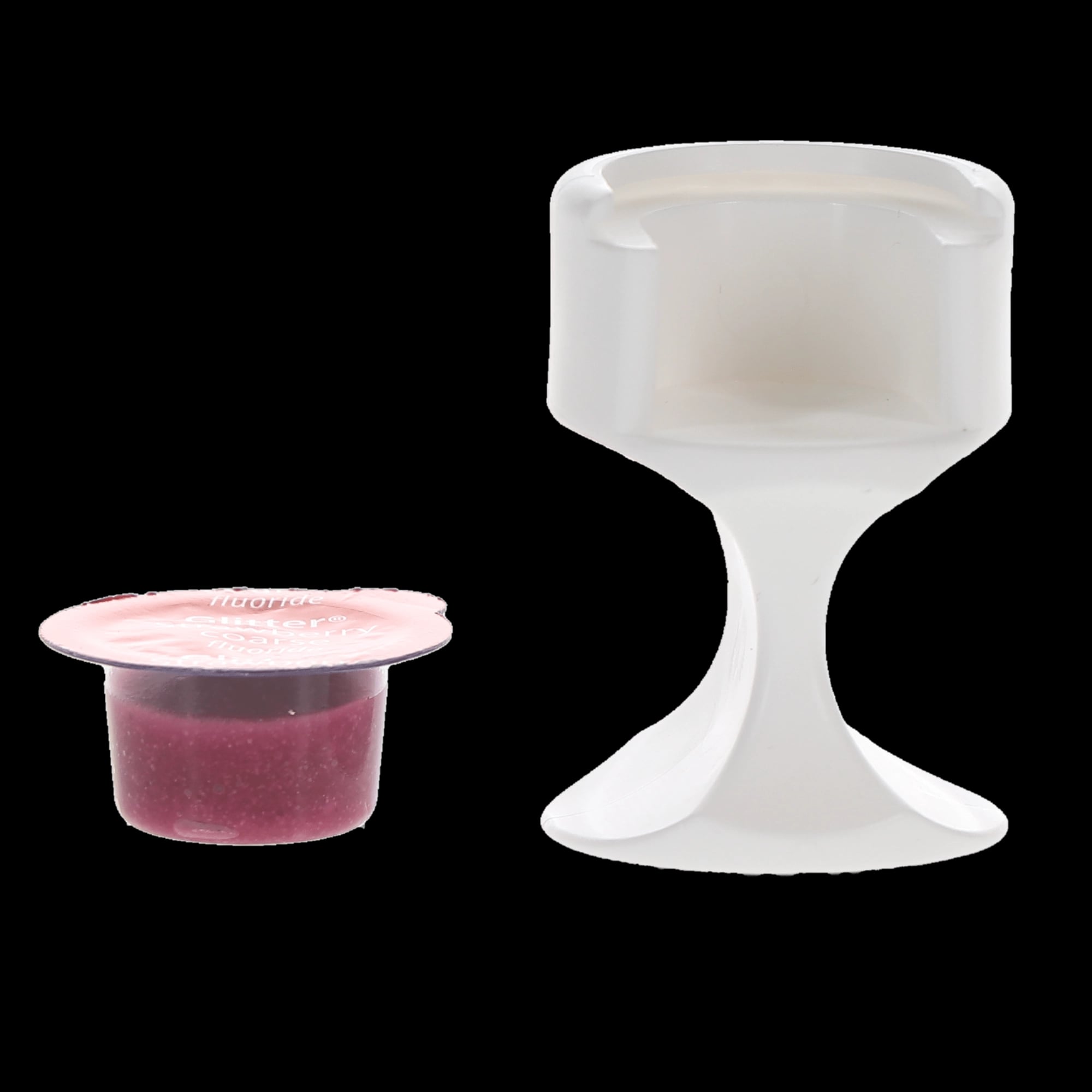 Glitter Prophy Paste, Coarse, Strawberry, with Fluoride, Unit Dose Cups, 200/Box, 9007424