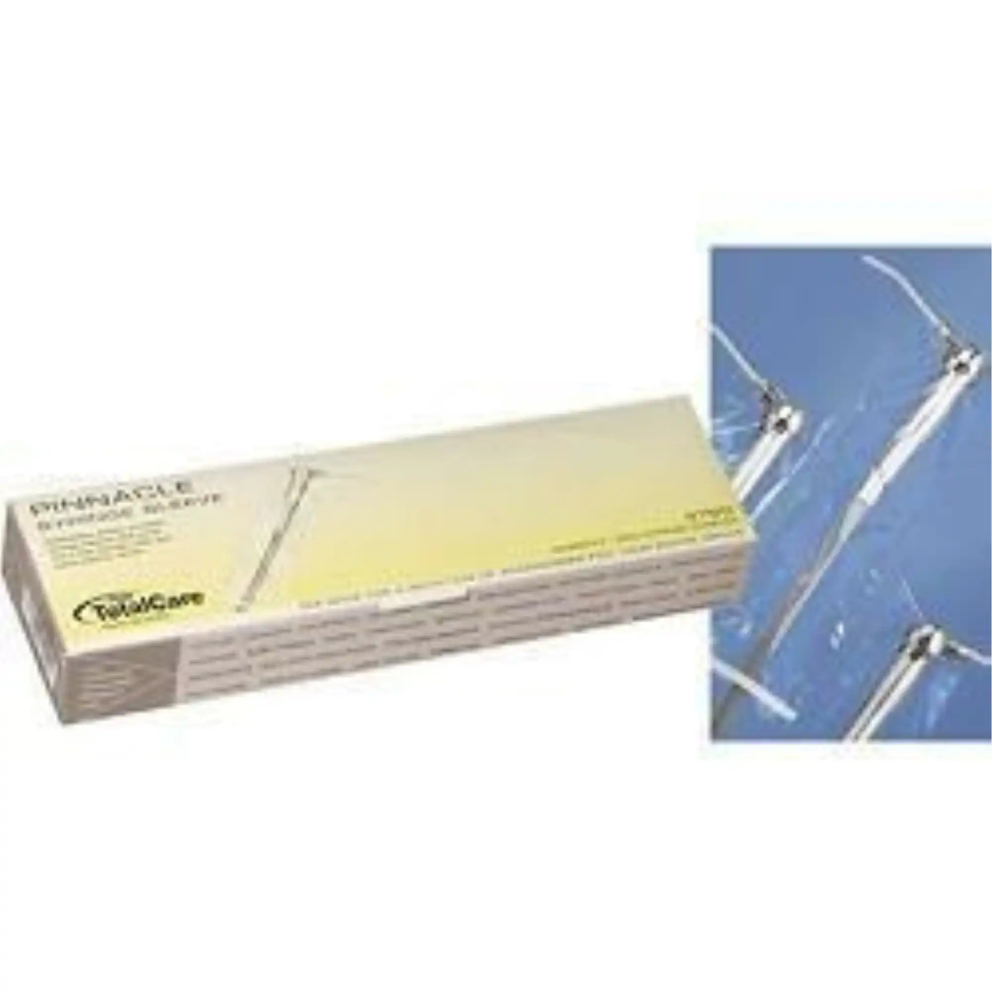 Pinnacle Syringe Sleeves, Clear, 2.5" x 10", 500/Pk, 3760