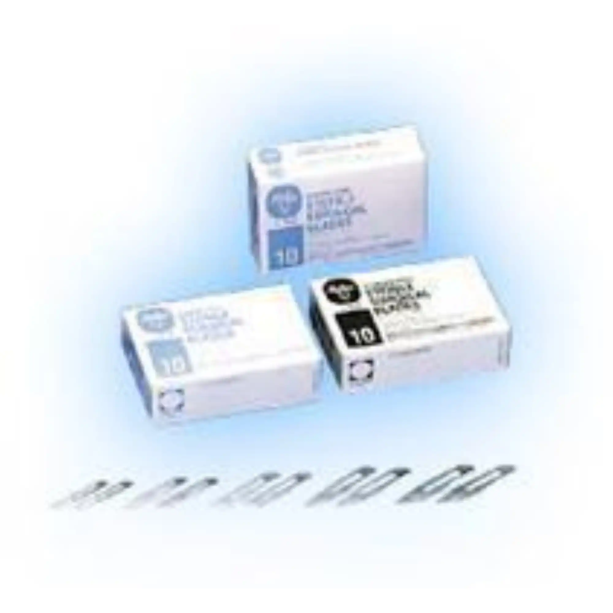 Miltex Carbon Steel Surgeon Blades, Sterile, #15, 100/Box, 4-115