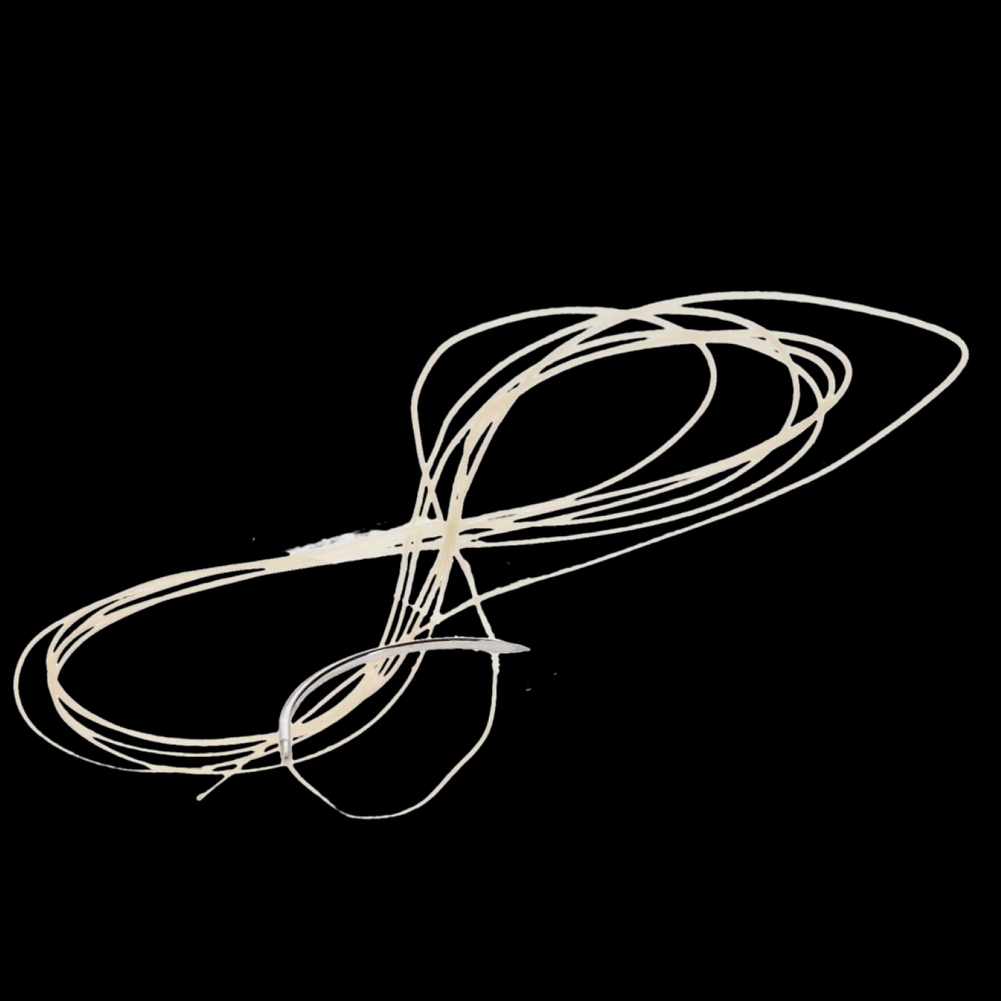 Plain Gut Suture with C6 Reverse Cutting Needle, 4-0, 27" (70 cm), 19 mm 3/8 Circle, 12/Pk, 551B