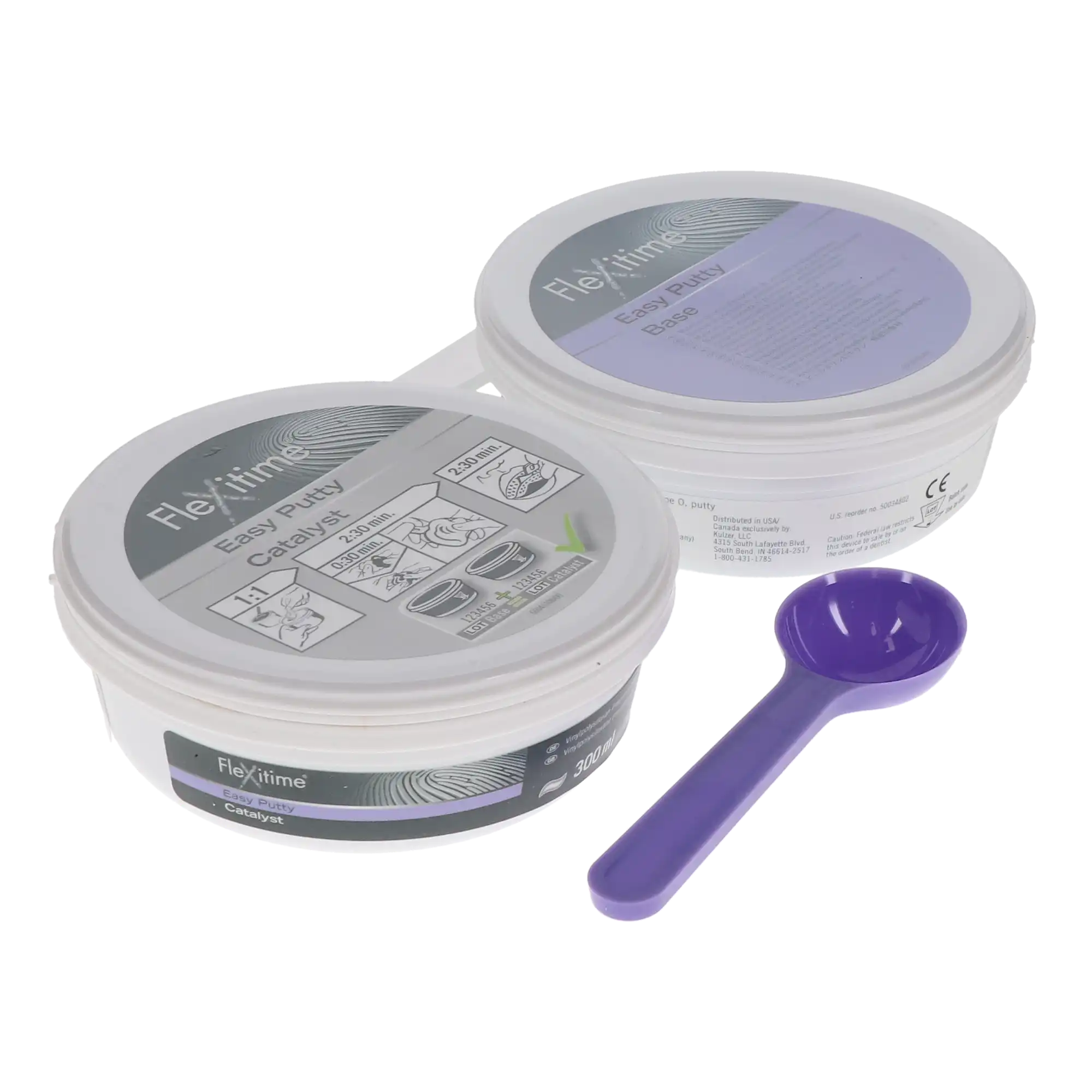 Kulzer Flexitime Easy Putty VPS Impression Material Refill, 600 ml, 1/Pk